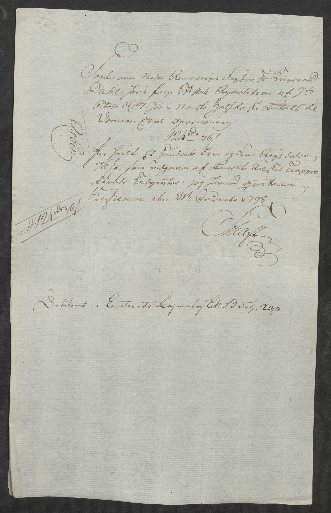 Rentekammeret inntil 1814, Reviderte regnskaper, Fogderegnskap, AV/RA-EA-4092/R11/L0674: Fogderegnskap Nedre Romerike, 1798, p. 472