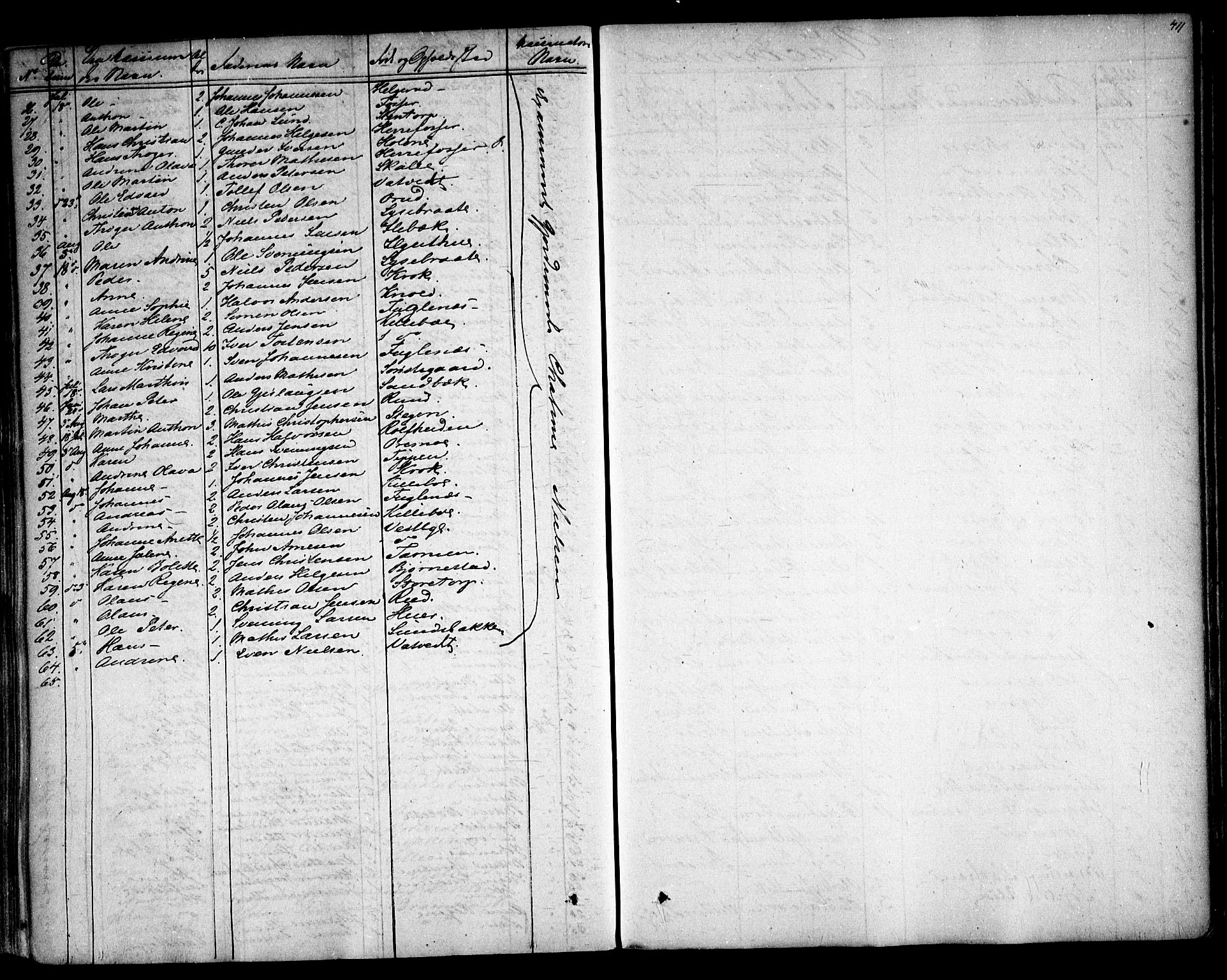 Rakkestad prestekontor Kirkebøker, AV/SAO-A-2008/F/Fa/L0009: Parish register (official) no. I 9, 1850-1856, p. 411