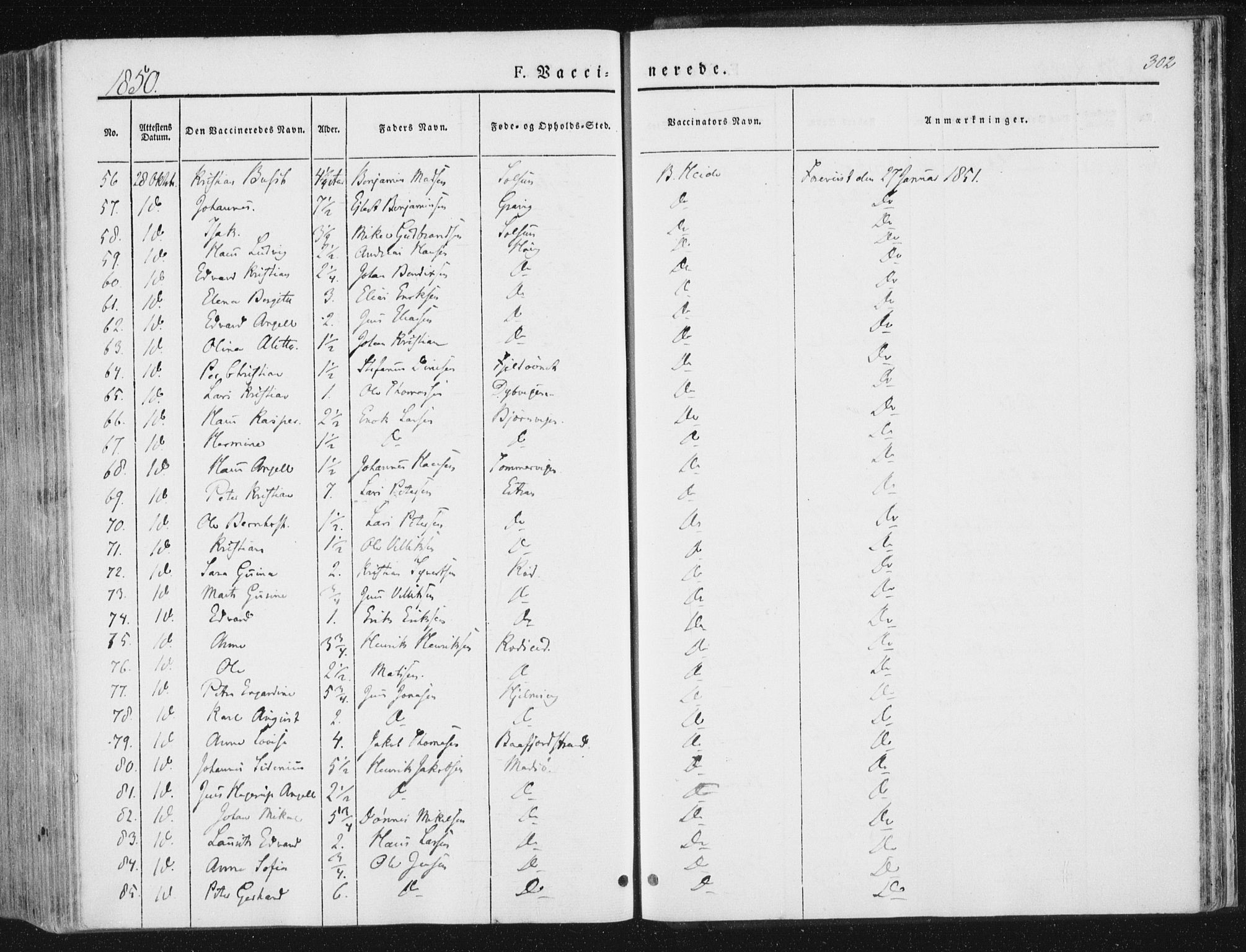 Ministerialprotokoller, klokkerbøker og fødselsregistre - Nord-Trøndelag, AV/SAT-A-1458/780/L0640: Parish register (official) no. 780A05, 1845-1856, p. 302