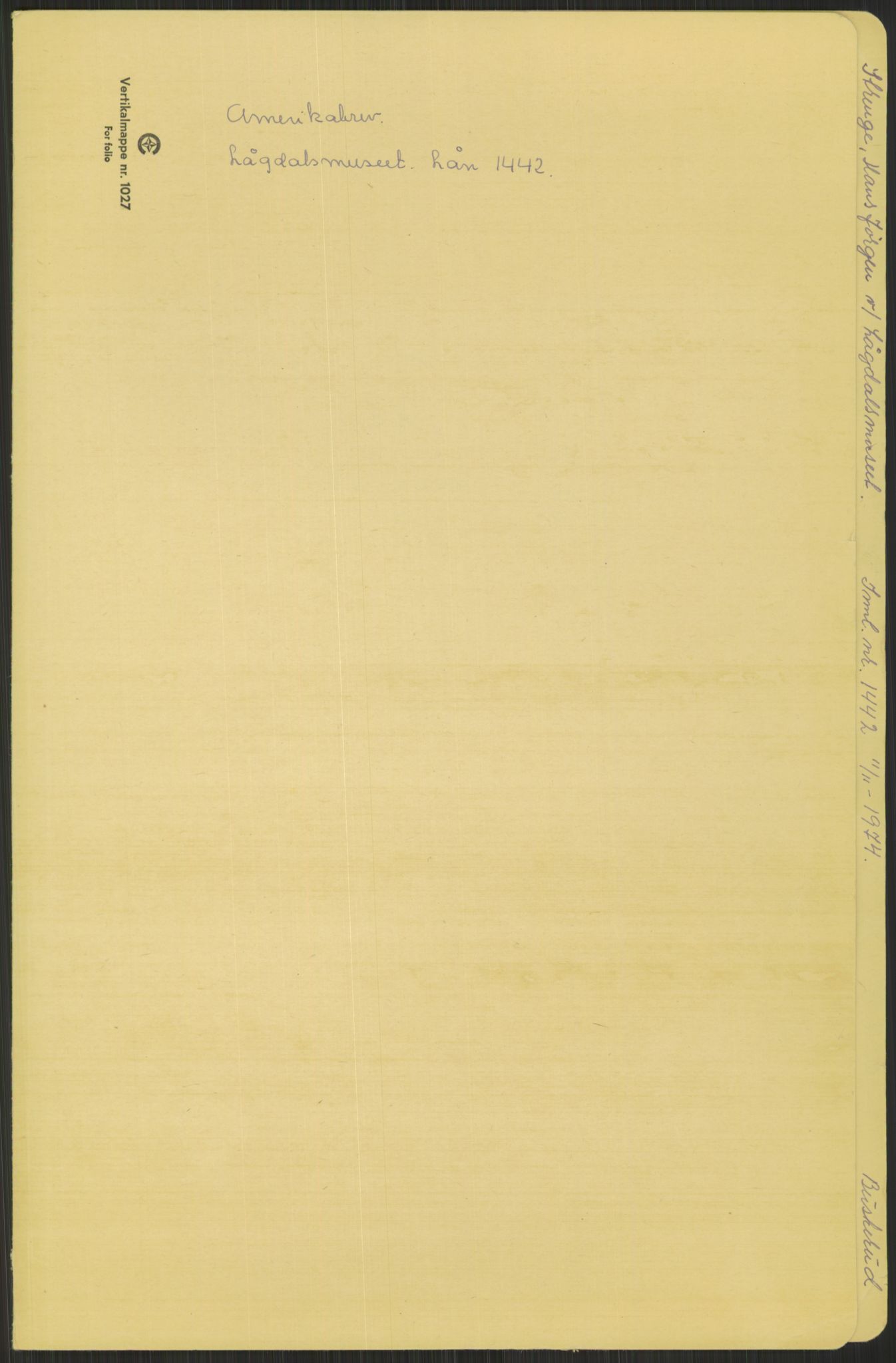 Samlinger til kildeutgivelse, Amerikabrevene, RA/EA-4057/F/L0021: Innlån fra Buskerud: Michalsen - Ål bygdearkiv, 1838-1914, p. 463