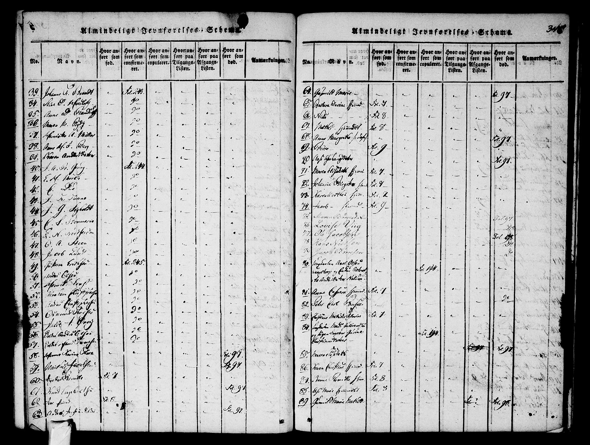 Stavern kirkebøker, AV/SAKO-A-318/F/Fa/L0006: Parish register (official) no. 6, 1816-1839, p. 346