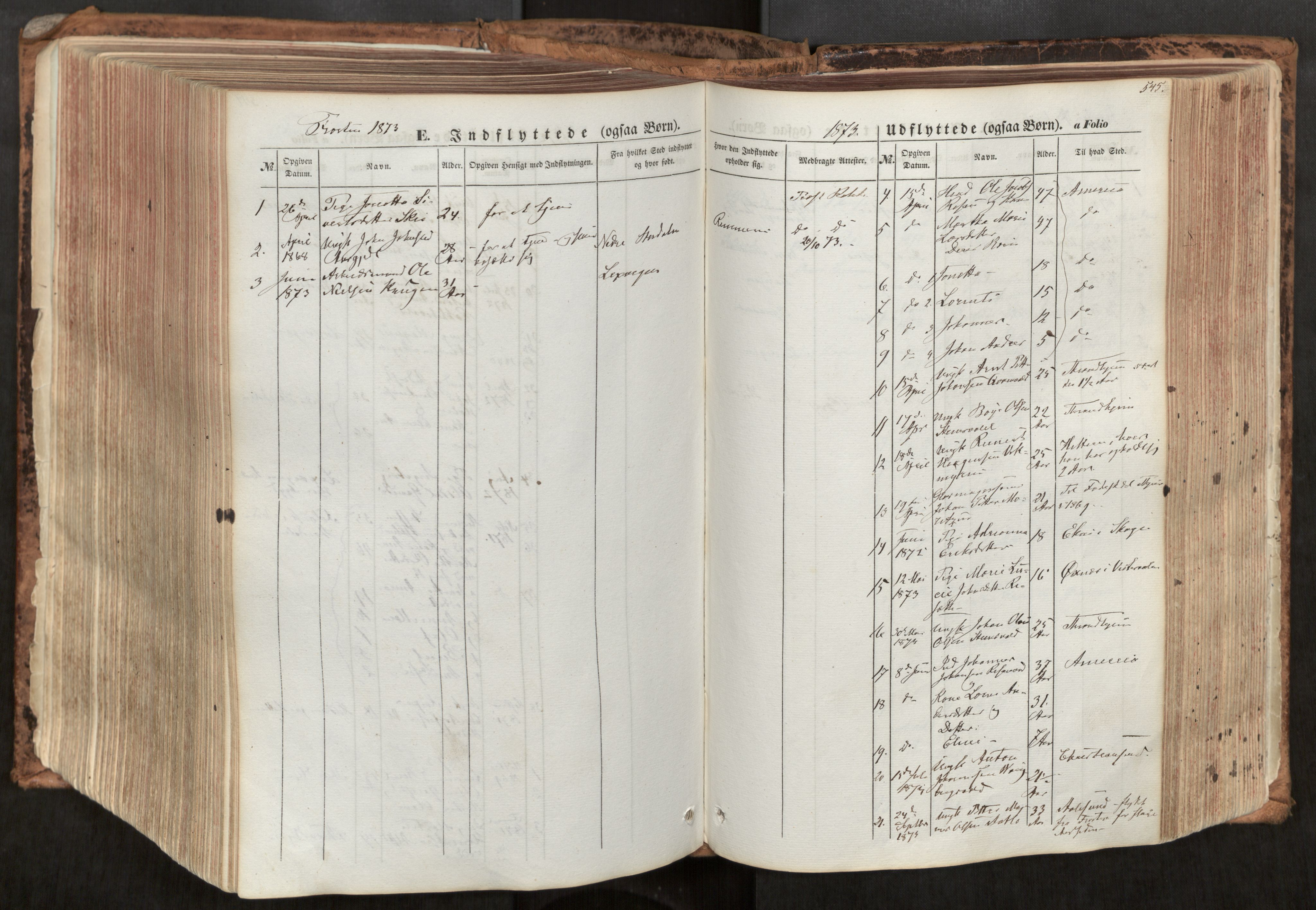 Ministerialprotokoller, klokkerbøker og fødselsregistre - Nord-Trøndelag, SAT/A-1458/713/L0116: Parish register (official) no. 713A07, 1850-1877, p. 545