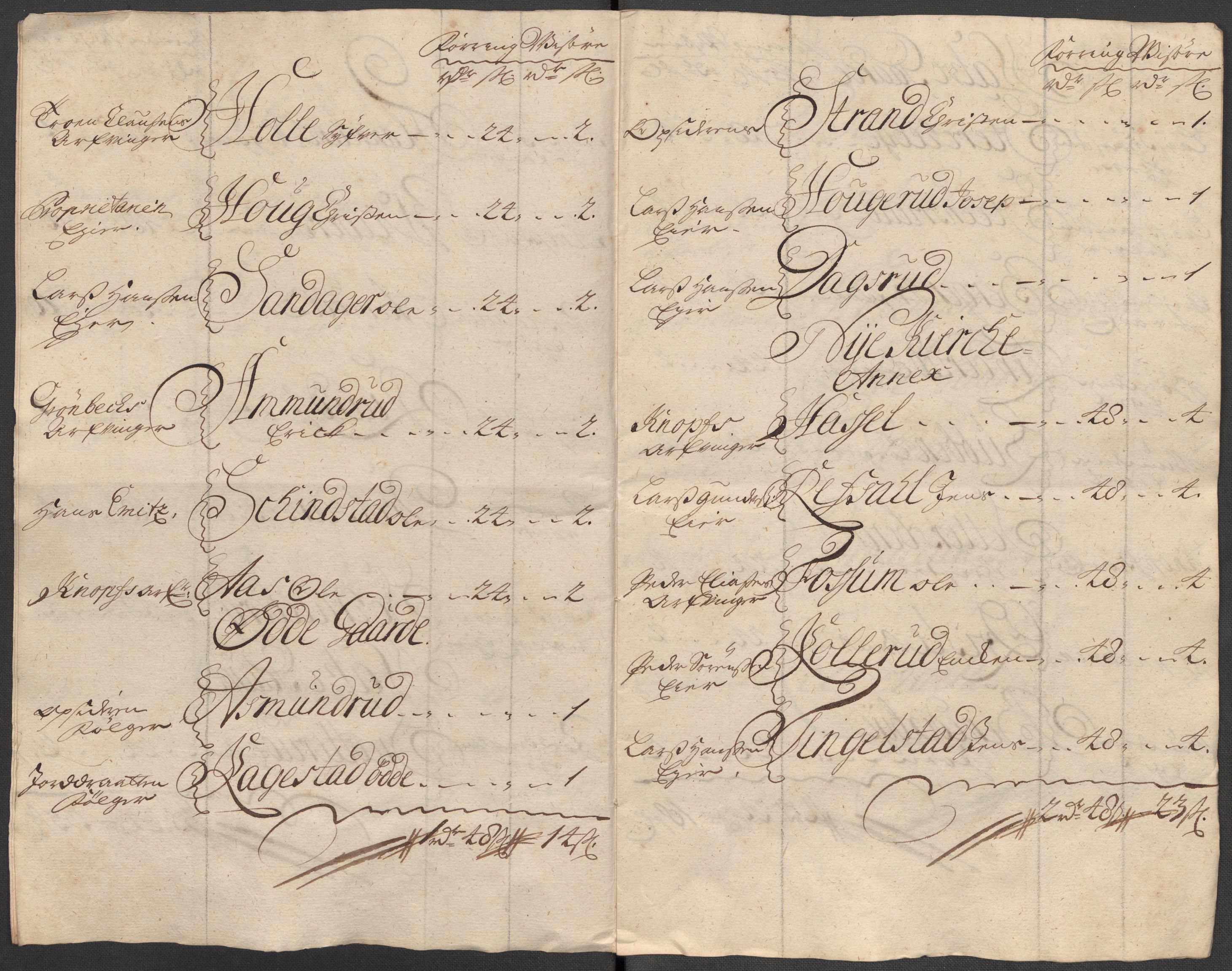 Rentekammeret inntil 1814, Reviderte regnskaper, Fogderegnskap, AV/RA-EA-4092/R31/L1711: Fogderegnskap Hurum, Røyken, Eiker, Lier og Buskerud, 1717, p. 367