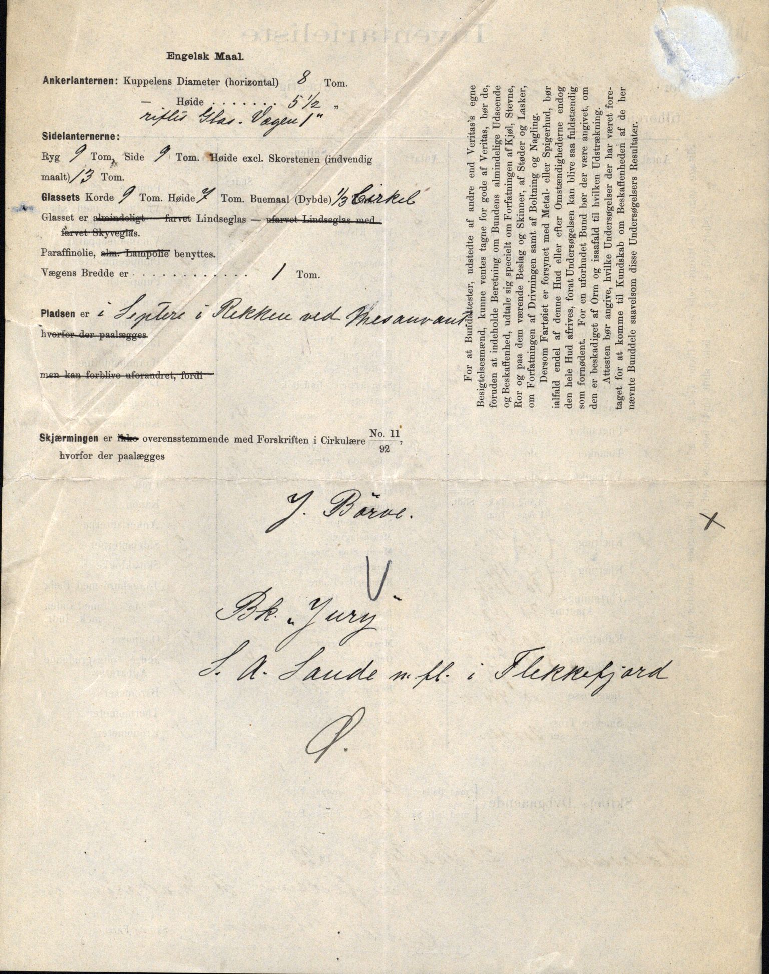 Pa 63 - Østlandske skibsassuranceforening, VEMU/A-1079/G/Ga/L0030/0005: Havaridokumenter / Imanuel, Jury, Nyborg, Vebo, 1893, p. 23