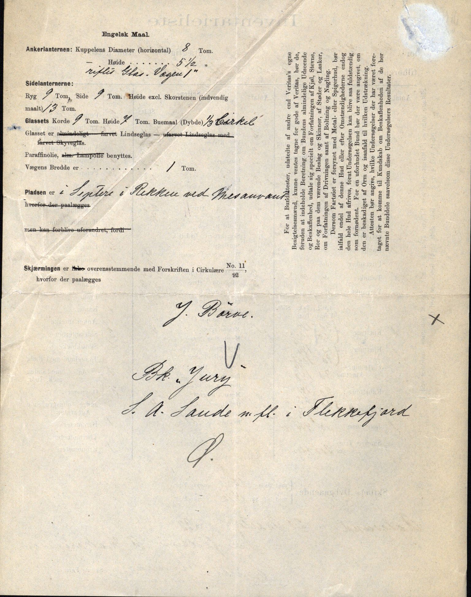 Pa 63 - Østlandske skibsassuranceforening, VEMU/A-1079/G/Ga/L0030/0005: Havaridokumenter / Imanuel, Jury, Nyborg, Vebo, 1893, p. 23