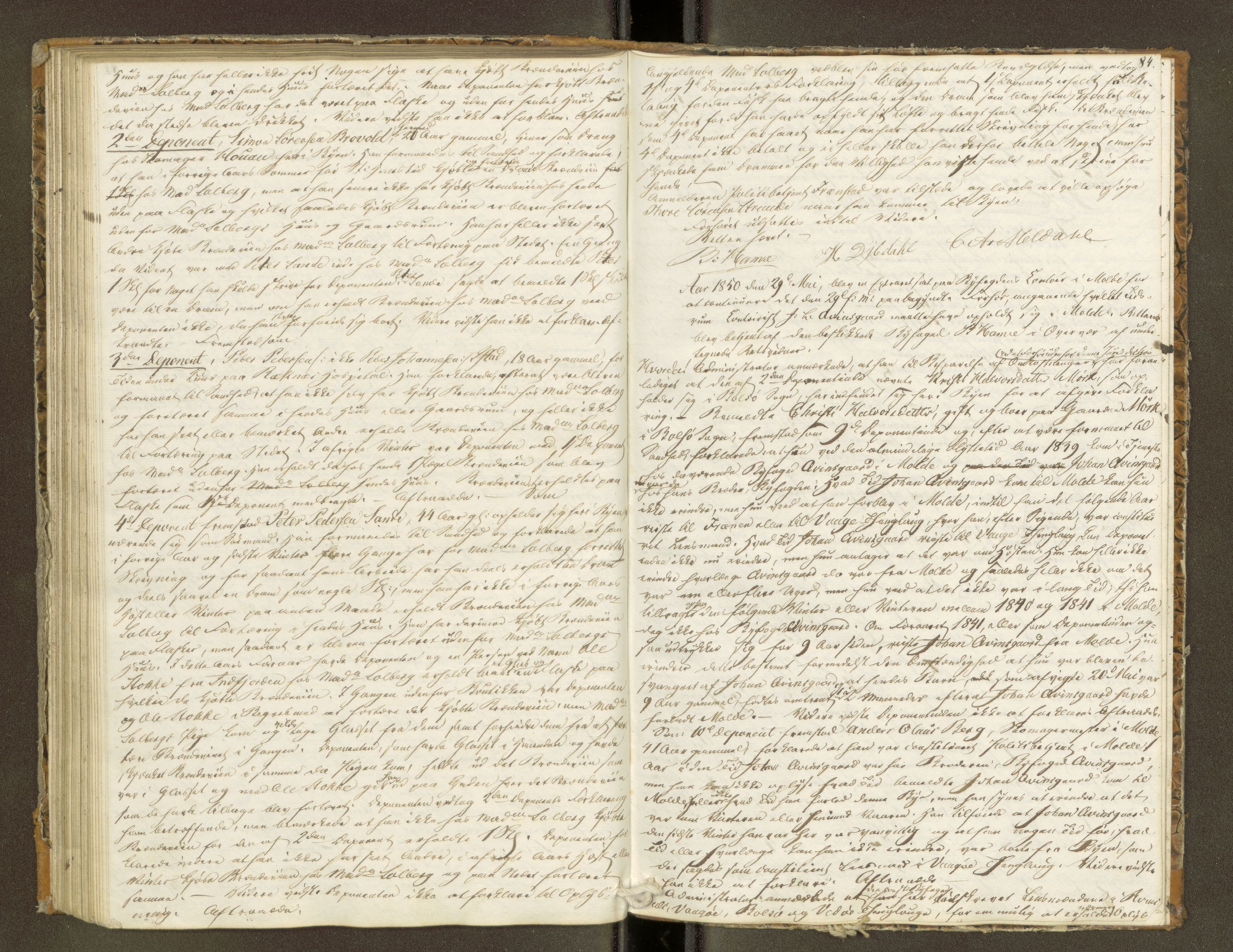 Molde byfogd, AV/SAT-A-0025/1/1A/L0006: Justisprotokoll, 1849-1850, p. 83b-84a