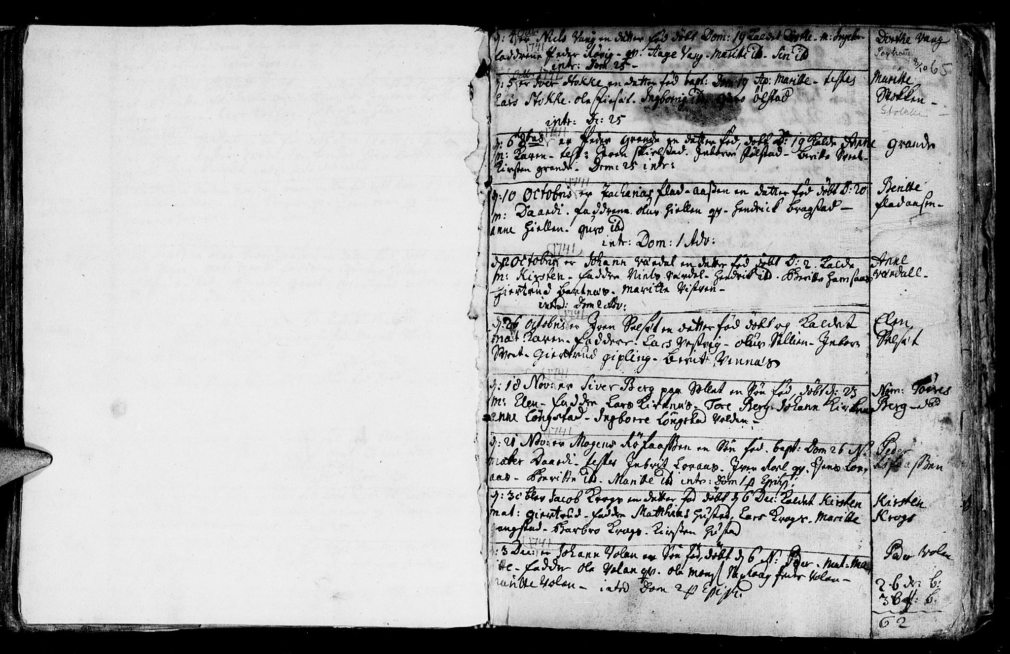 Ministerialprotokoller, klokkerbøker og fødselsregistre - Nord-Trøndelag, SAT/A-1458/730/L0272: Parish register (official) no. 730A01, 1733-1764, p. 65