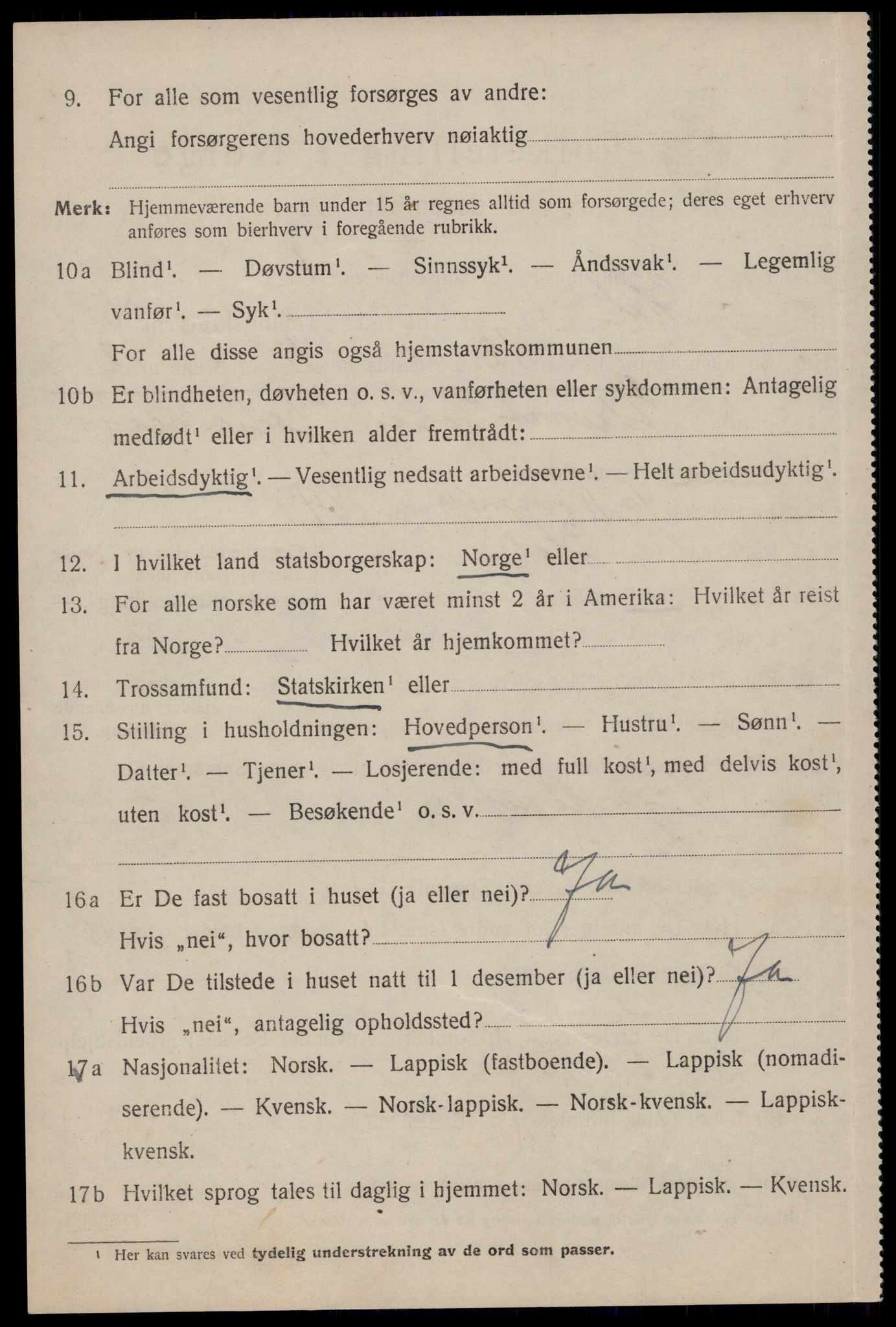 SAT, 1920 census for Hol, 1920, p. 4720