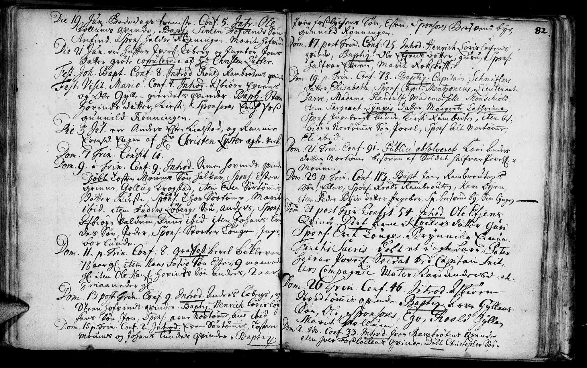 Ministerialprotokoller, klokkerbøker og fødselsregistre - Sør-Trøndelag, SAT/A-1456/692/L1101: Parish register (official) no. 692A01, 1690-1746, p. 82