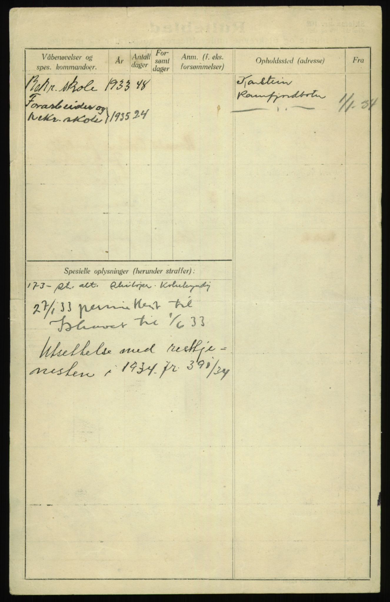 Forsvaret, Troms infanteriregiment nr. 16, AV/RA-RAFA-3146/P/Pa/L0017: Rulleblad for regimentets menige mannskaper, årsklasse 1933, 1933, p. 696