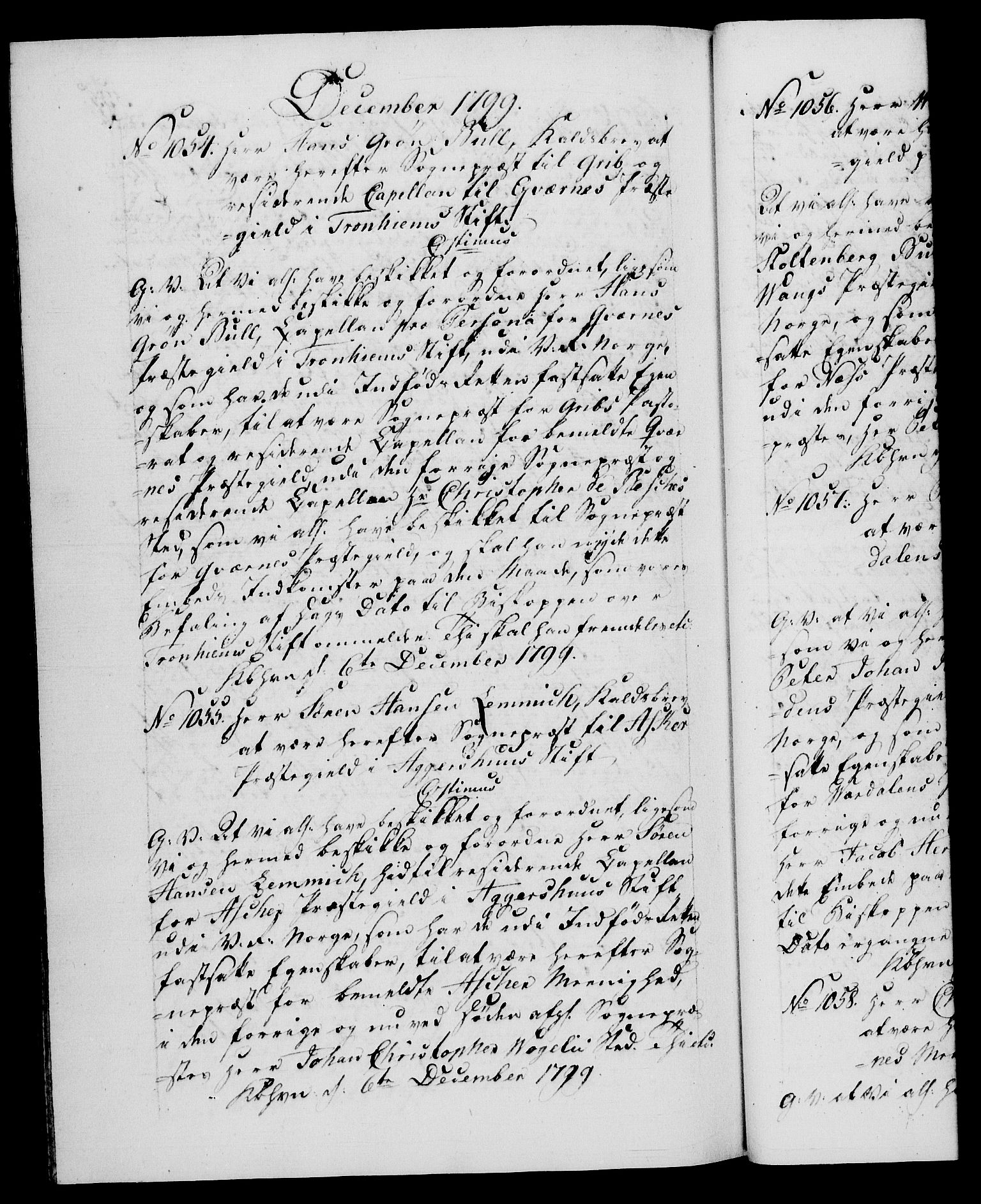 Danske Kanselli 1572-1799, AV/RA-EA-3023/F/Fc/Fca/Fcaa/L0059: Norske registre, 1799, p. 535b