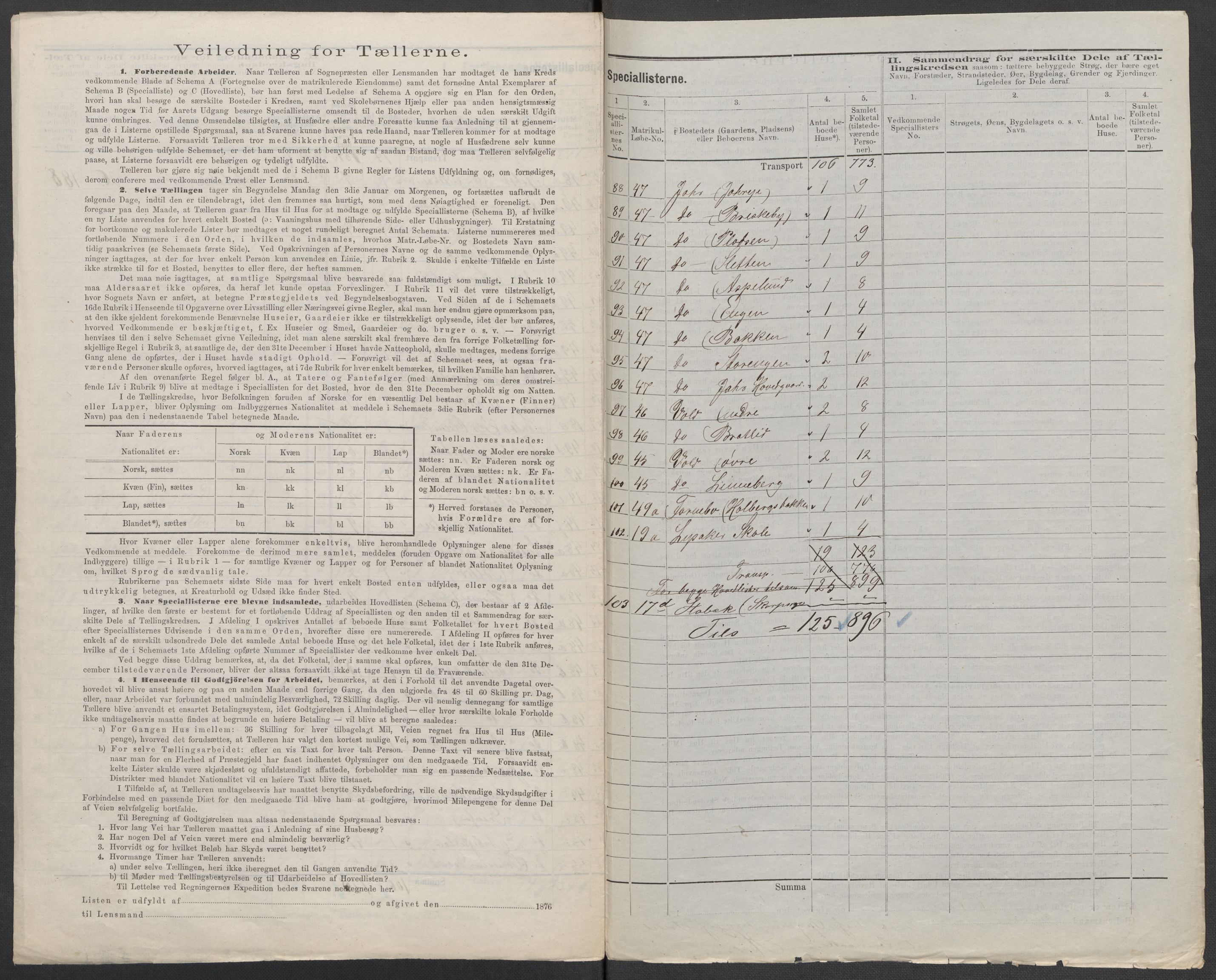 RA, 1875 census for 0220P Asker, 1875, p. 40