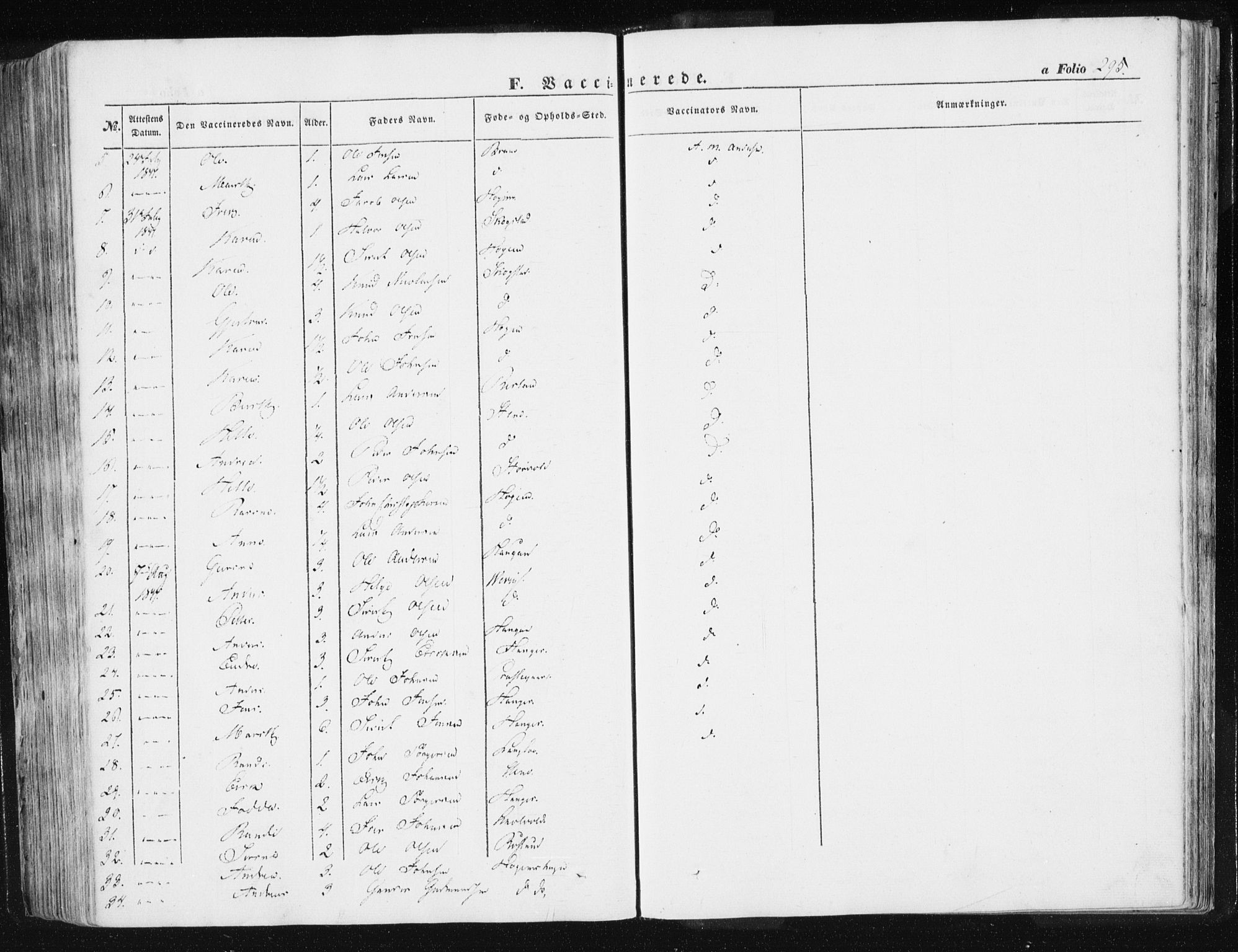 Ministerialprotokoller, klokkerbøker og fødselsregistre - Sør-Trøndelag, AV/SAT-A-1456/612/L0376: Parish register (official) no. 612A08, 1846-1859, p. 295