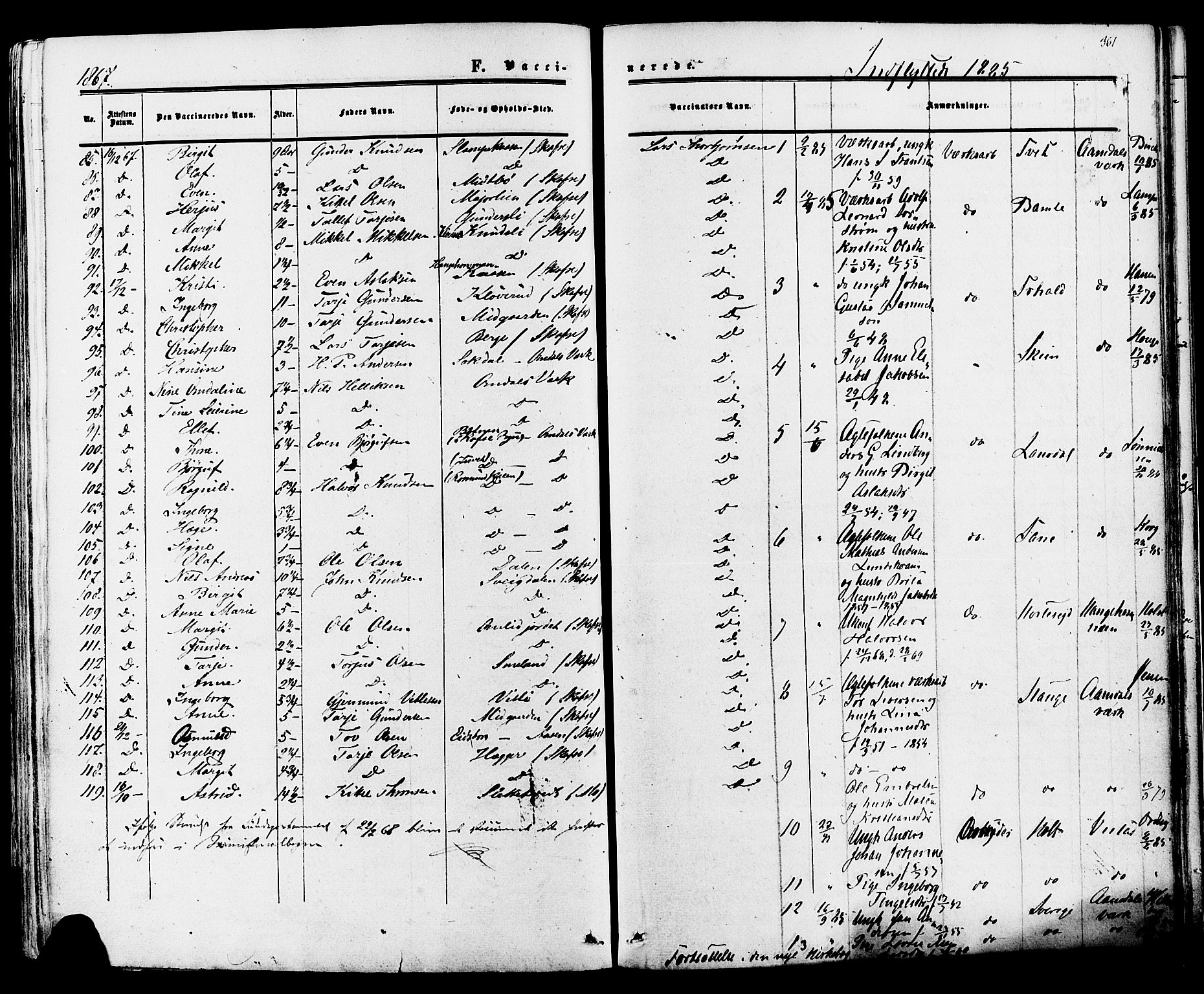 Mo kirkebøker, SAKO/A-286/F/Fa/L0006: Parish register (official) no. I 6, 1865-1885, p. 361
