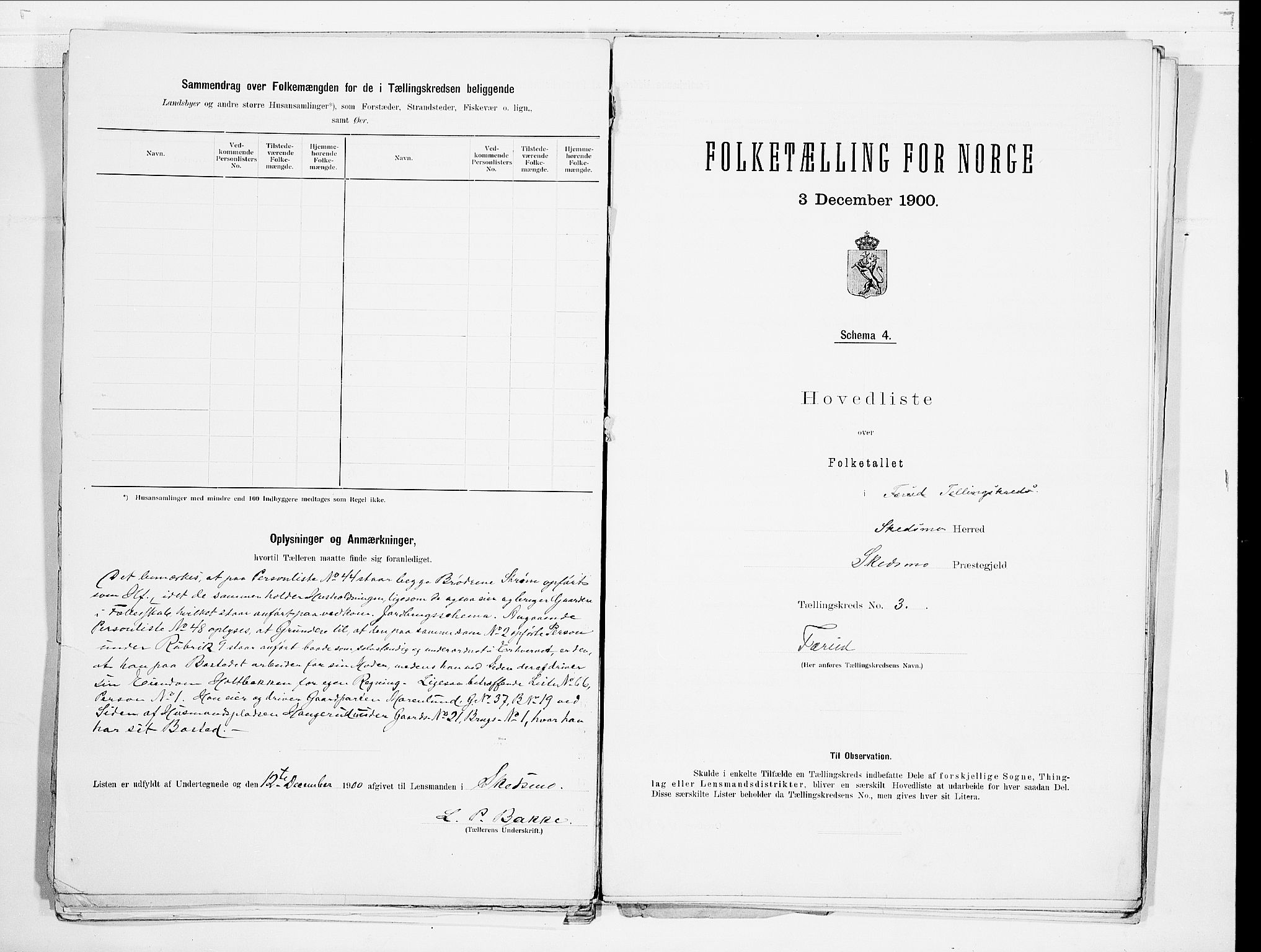 SAO, 1900 census for Skedsmo, 1900, p. 10