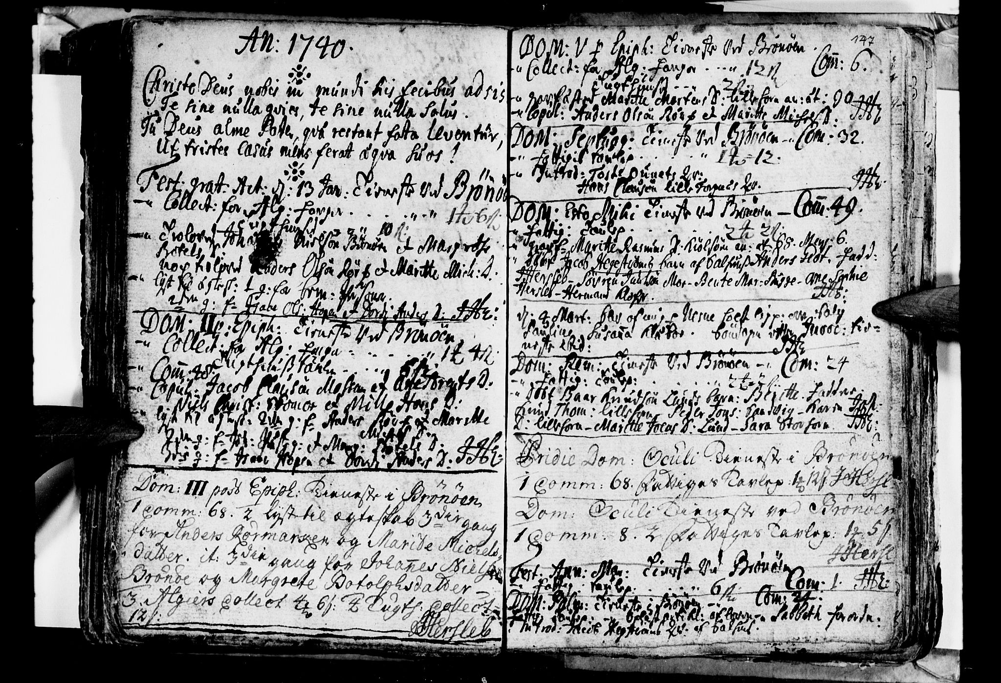 Ministerialprotokoller, klokkerbøker og fødselsregistre - Nordland, SAT/A-1459/813/L0194: Parish register (official) no. 813A04, 1719-1758, p. 147