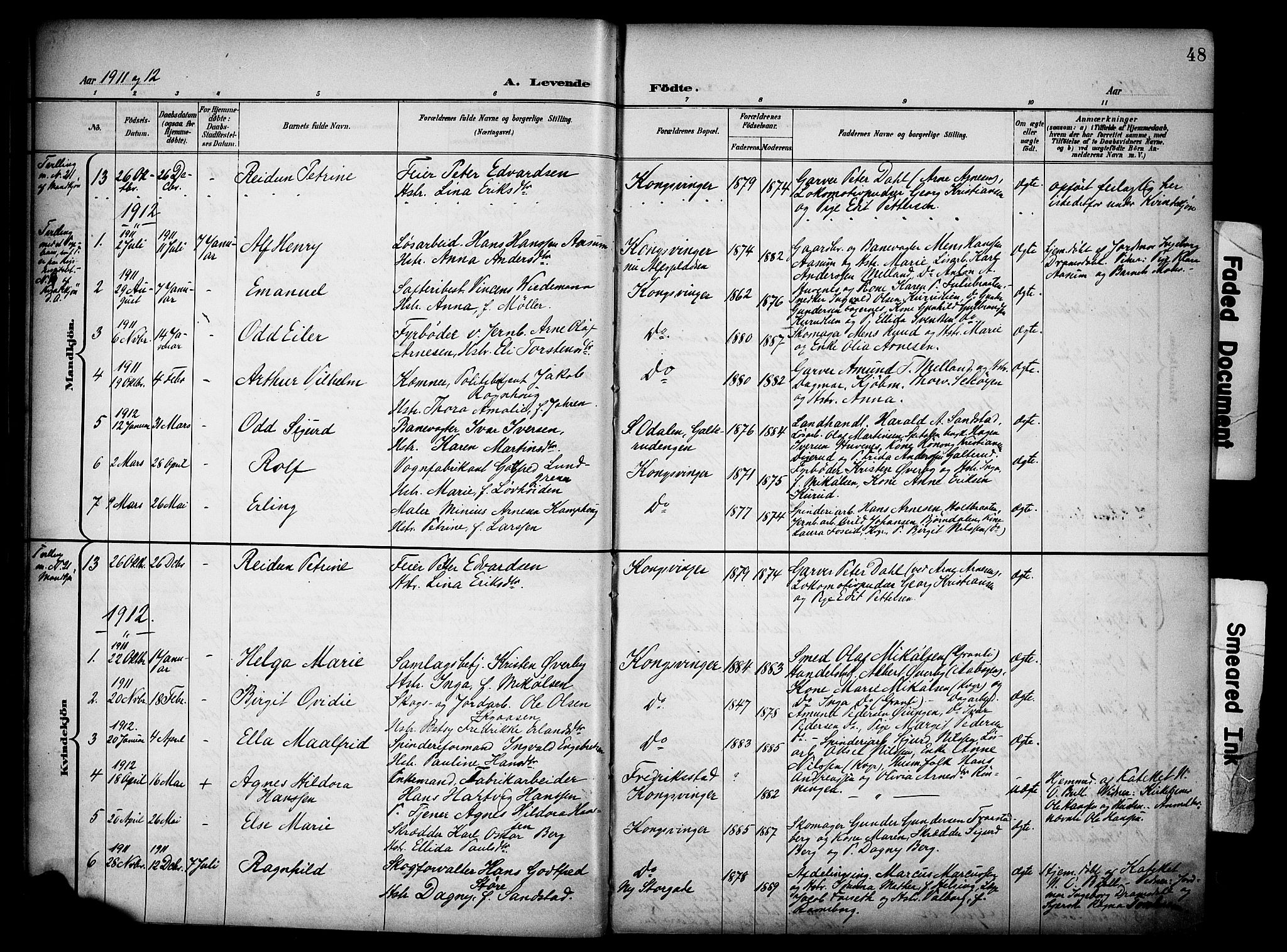 Vinger prestekontor, AV/SAH-PREST-024/H/Ha/Haa/L0016: Parish register (official) no. 16, 1898-1920, p. 48