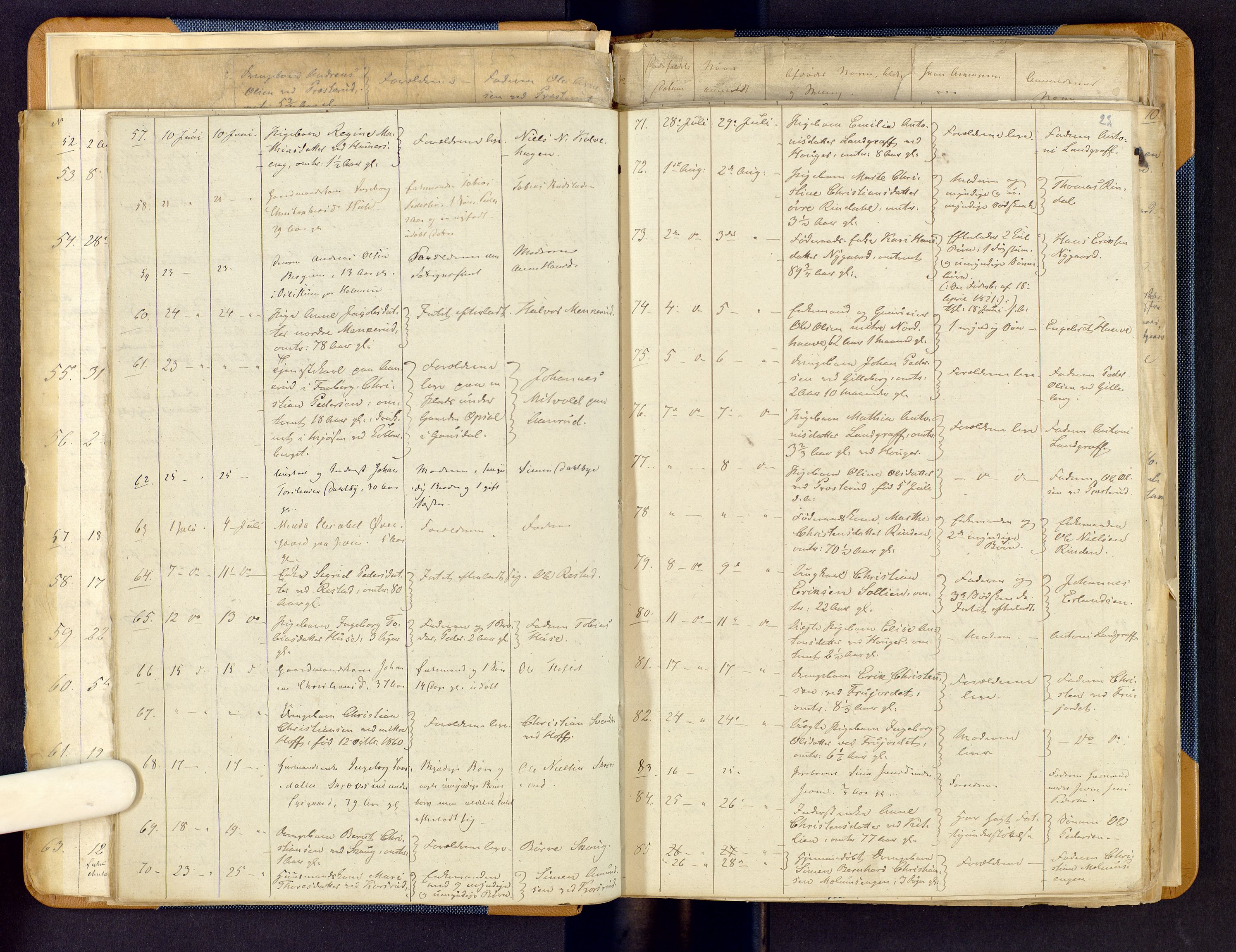 Sør-Gudbrandsdal tingrett, AV/SAH-TING-004/J/Jd/Jda/L0002: Dødsfallsprotokoll - Fåberg og Gausdal, 1851-1893, p. 23