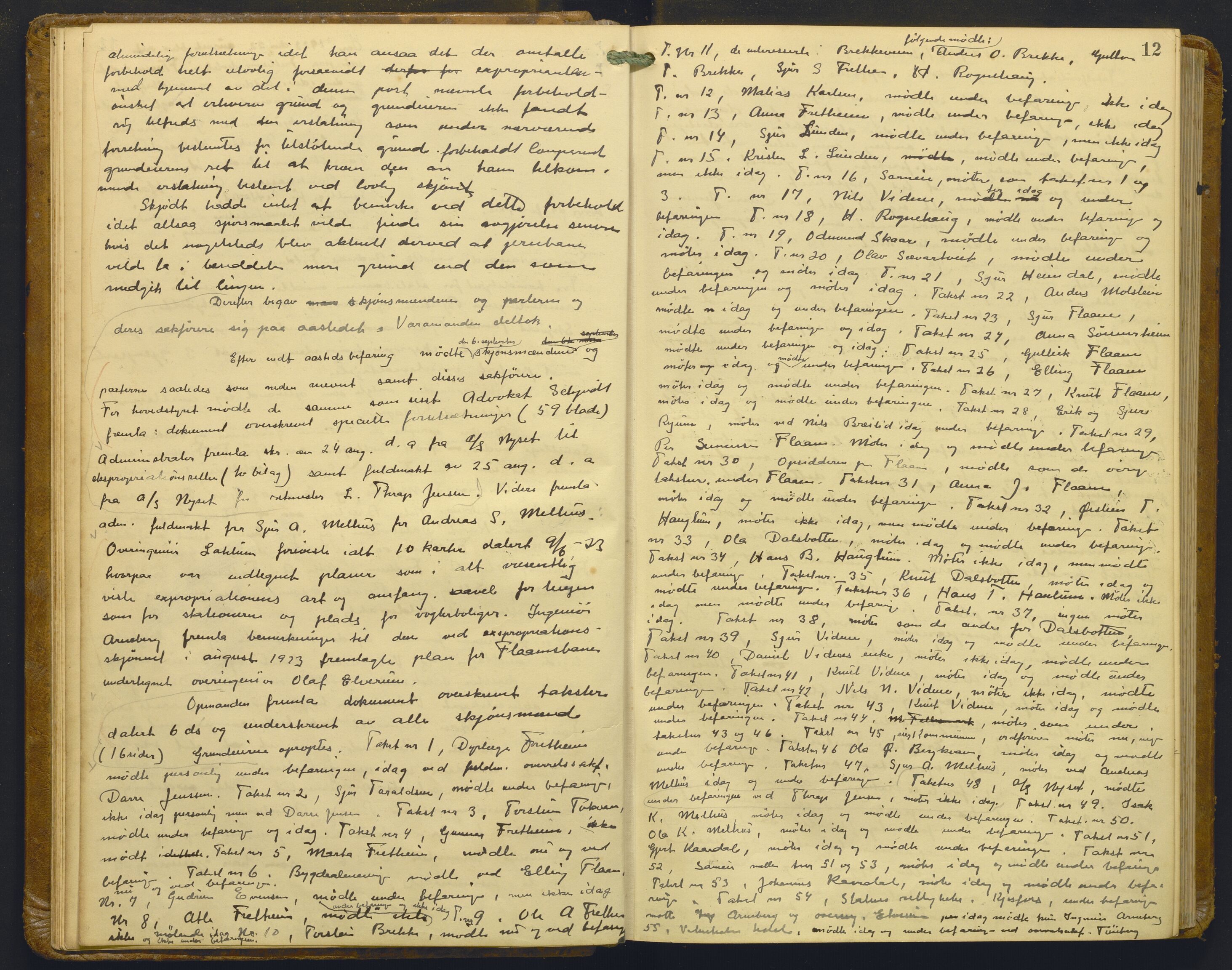 Indre Sogn tingrett, AV/SAB-A-3301/1/F/Fb/Fba/L0015: Sivile og offentlege saker, Bb 11, 1923-1928, p. 11b-12a