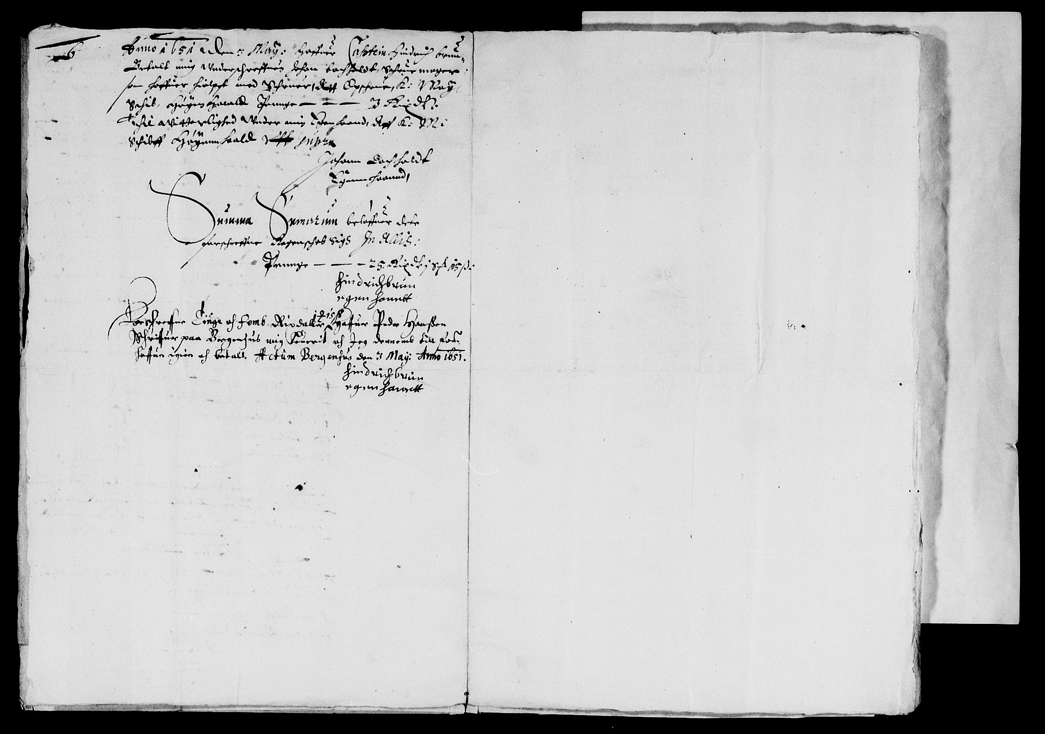 Rentekammeret inntil 1814, Reviderte regnskaper, Lensregnskaper, AV/RA-EA-5023/R/Rb/Rbt/L0117: Bergenhus len, 1650-1651