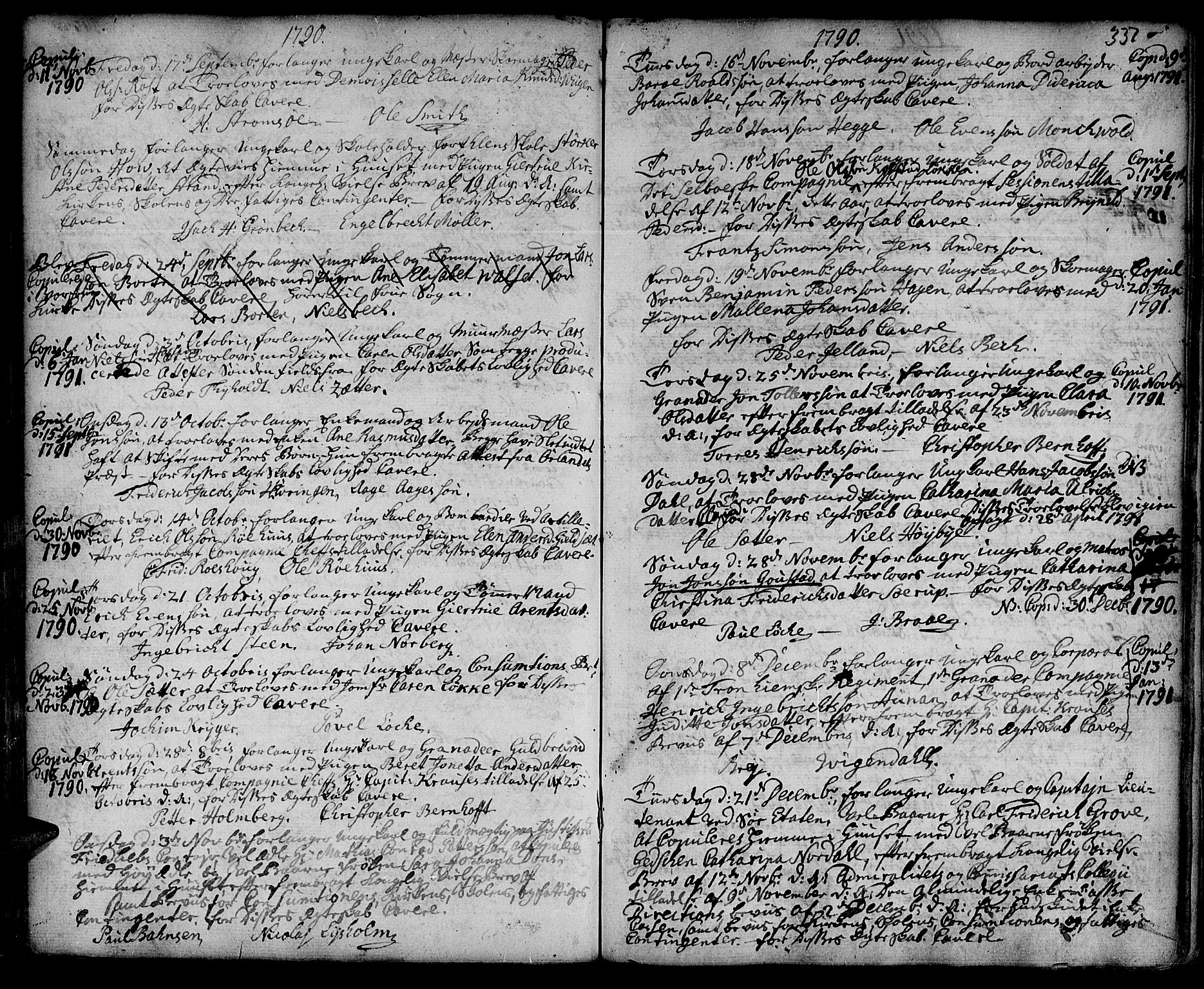 Ministerialprotokoller, klokkerbøker og fødselsregistre - Sør-Trøndelag, SAT/A-1456/601/L0038: Parish register (official) no. 601A06, 1766-1877, p. 337