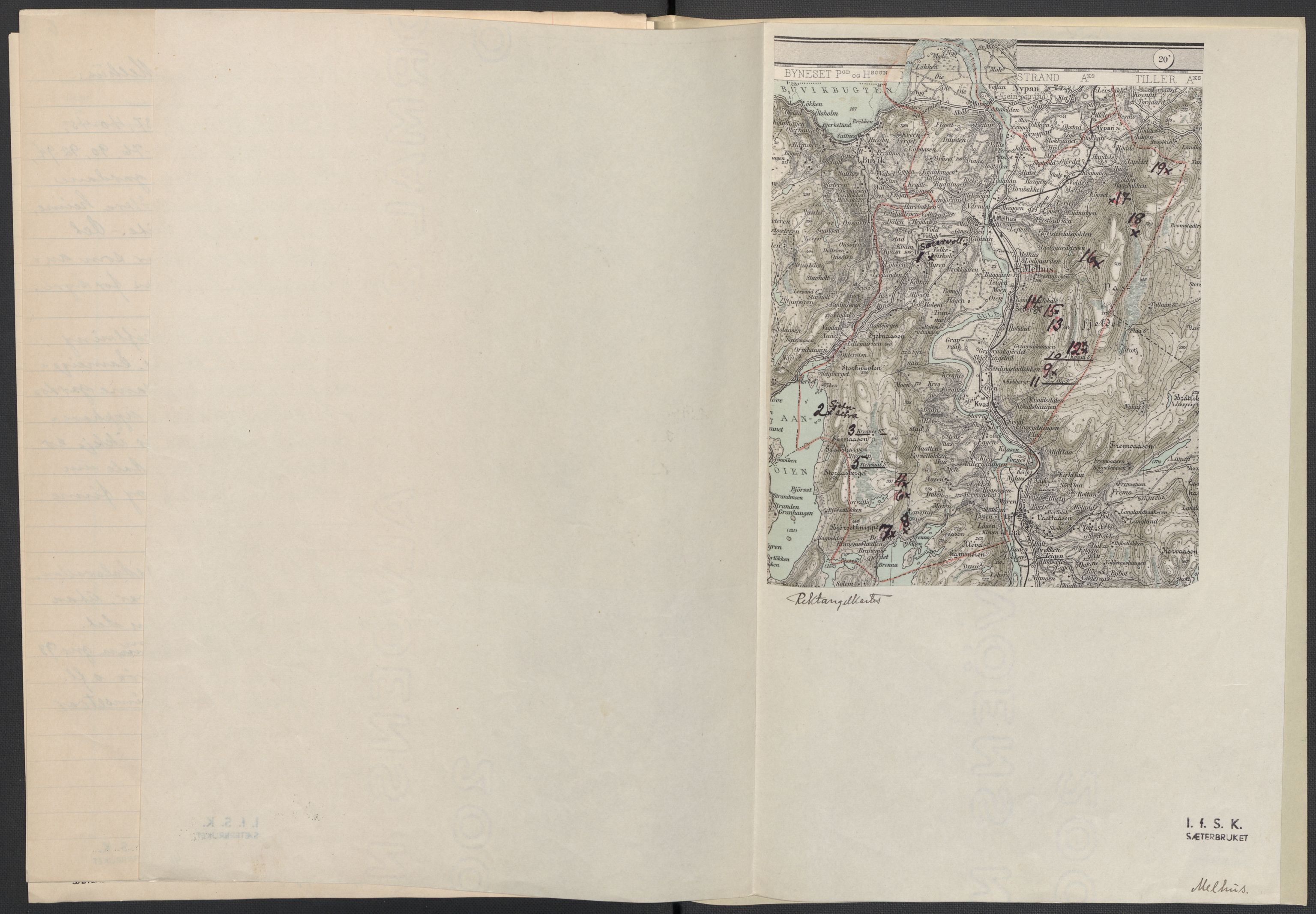 Instituttet for sammenlignende kulturforskning, AV/RA-PA-0424/F/Fc/L0014/0002: Eske B14: / Sør-Trøndelag (perm XL), 1933-1935