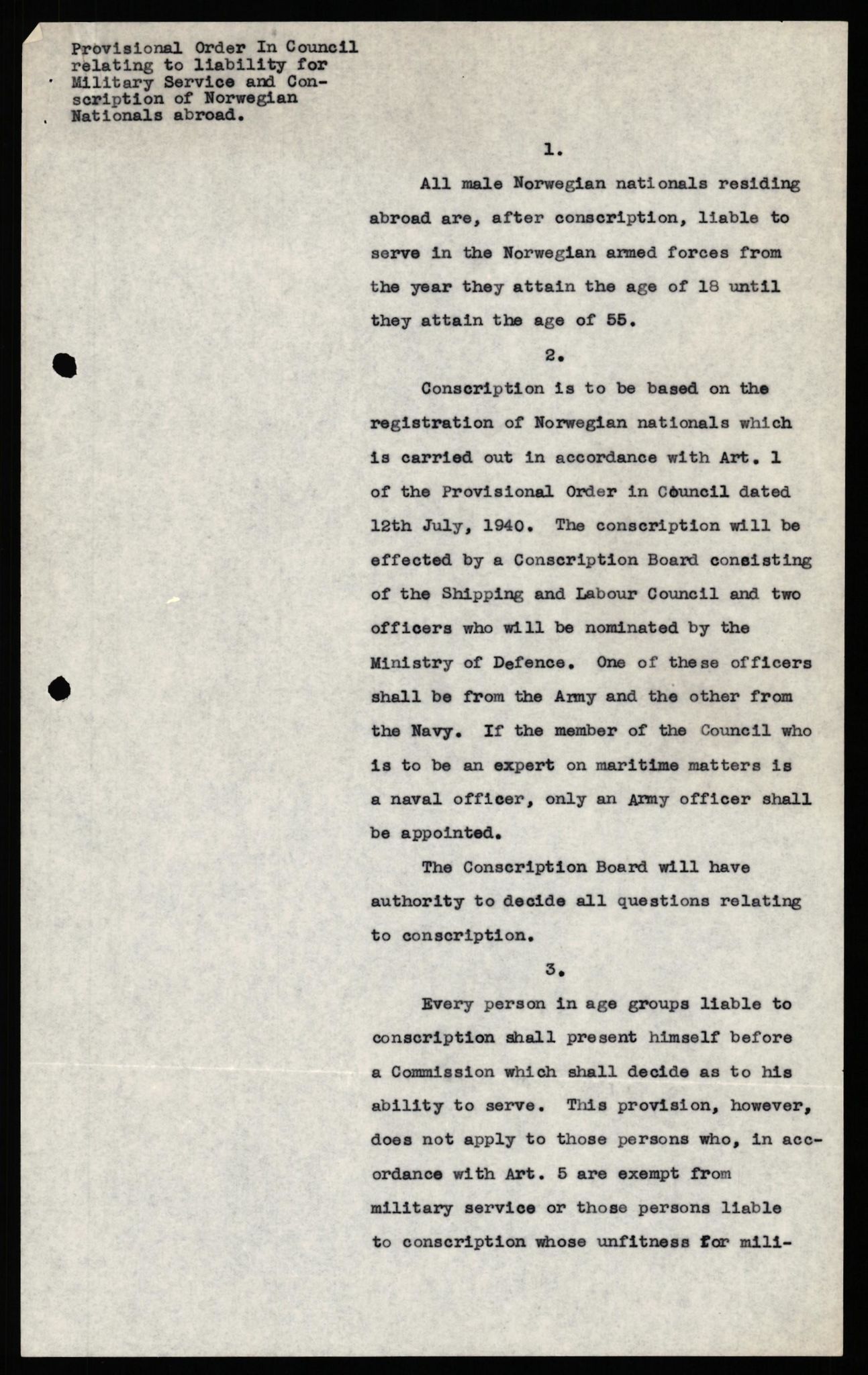 Forsvaret, Forsvarets krigshistoriske avdeling, AV/RA-RAFA-2017/Y/Yf/L0210: II.C.11.2130-2136 - Den norske regjering i London., 1940-1959, p. 401