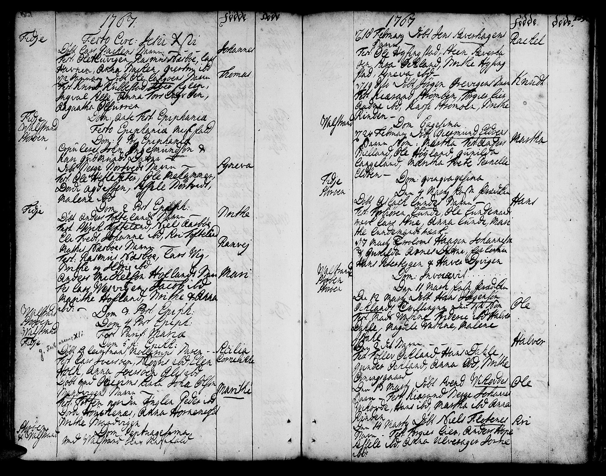 Stord sokneprestembete, SAB/A-78201/H/Haa: Parish register (official) no. A 2, 1744-1777, p. 159