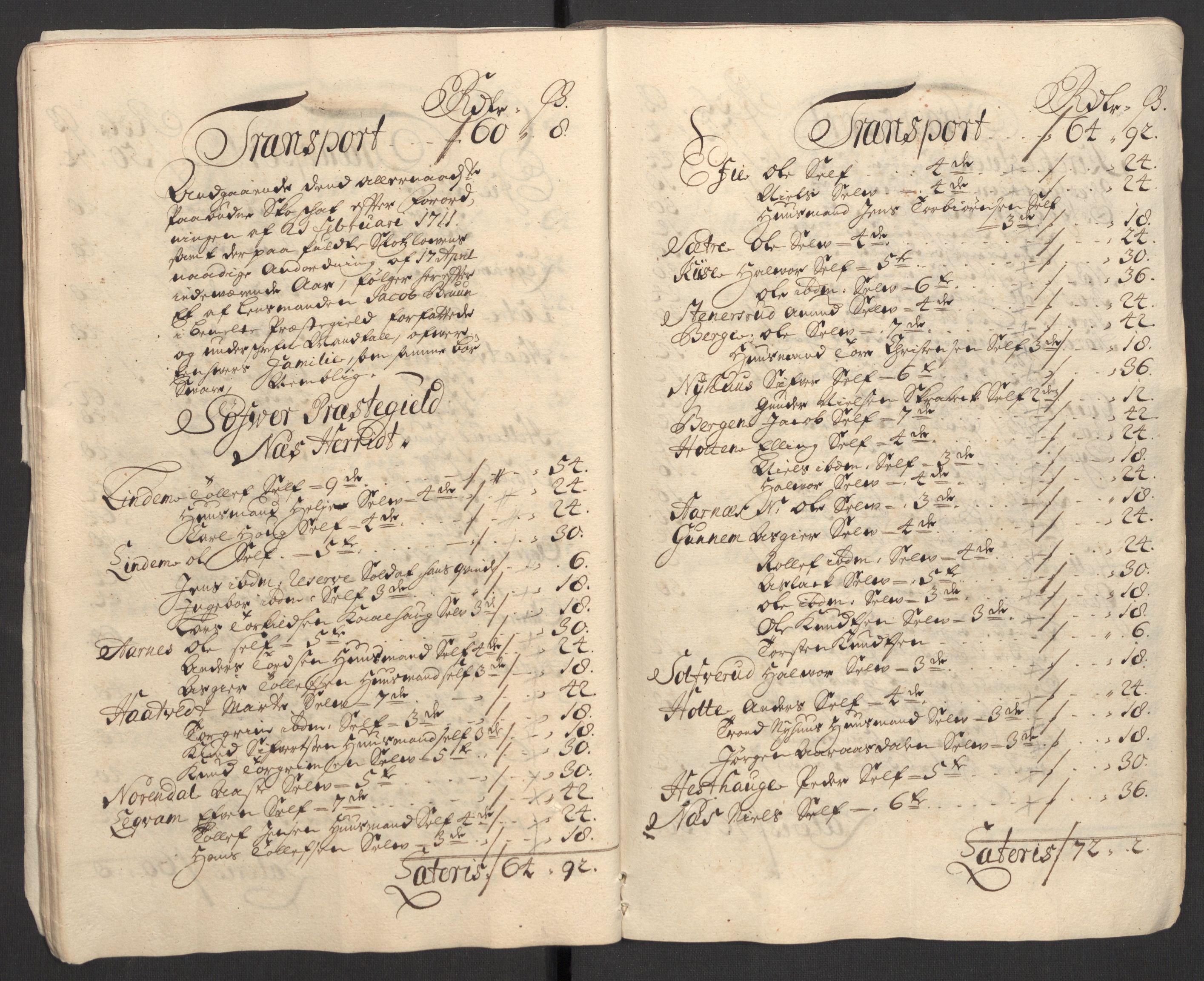 Rentekammeret inntil 1814, Reviderte regnskaper, Fogderegnskap, RA/EA-4092/R36/L2121: Fogderegnskap Øvre og Nedre Telemark og Bamble, 1711, p. 18