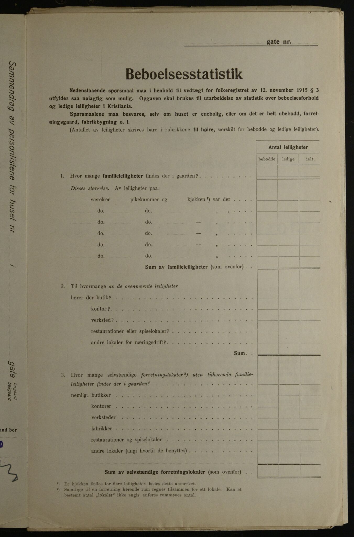 OBA, Municipal Census 1923 for Kristiania, 1923, p. 115598