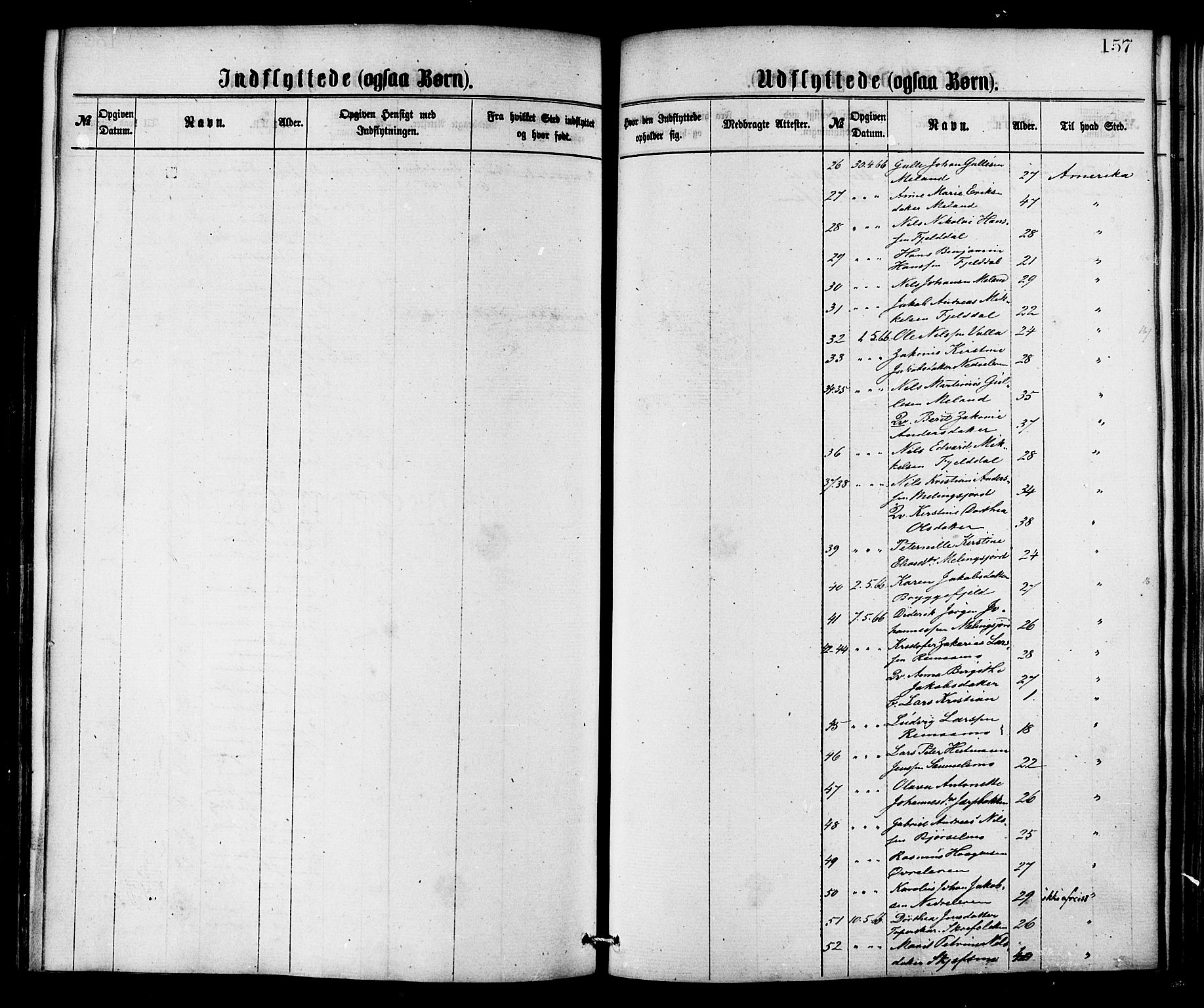 Ministerialprotokoller, klokkerbøker og fødselsregistre - Nordland, SAT/A-1459/826/L0378: Parish register (official) no. 826A01, 1865-1878, p. 157