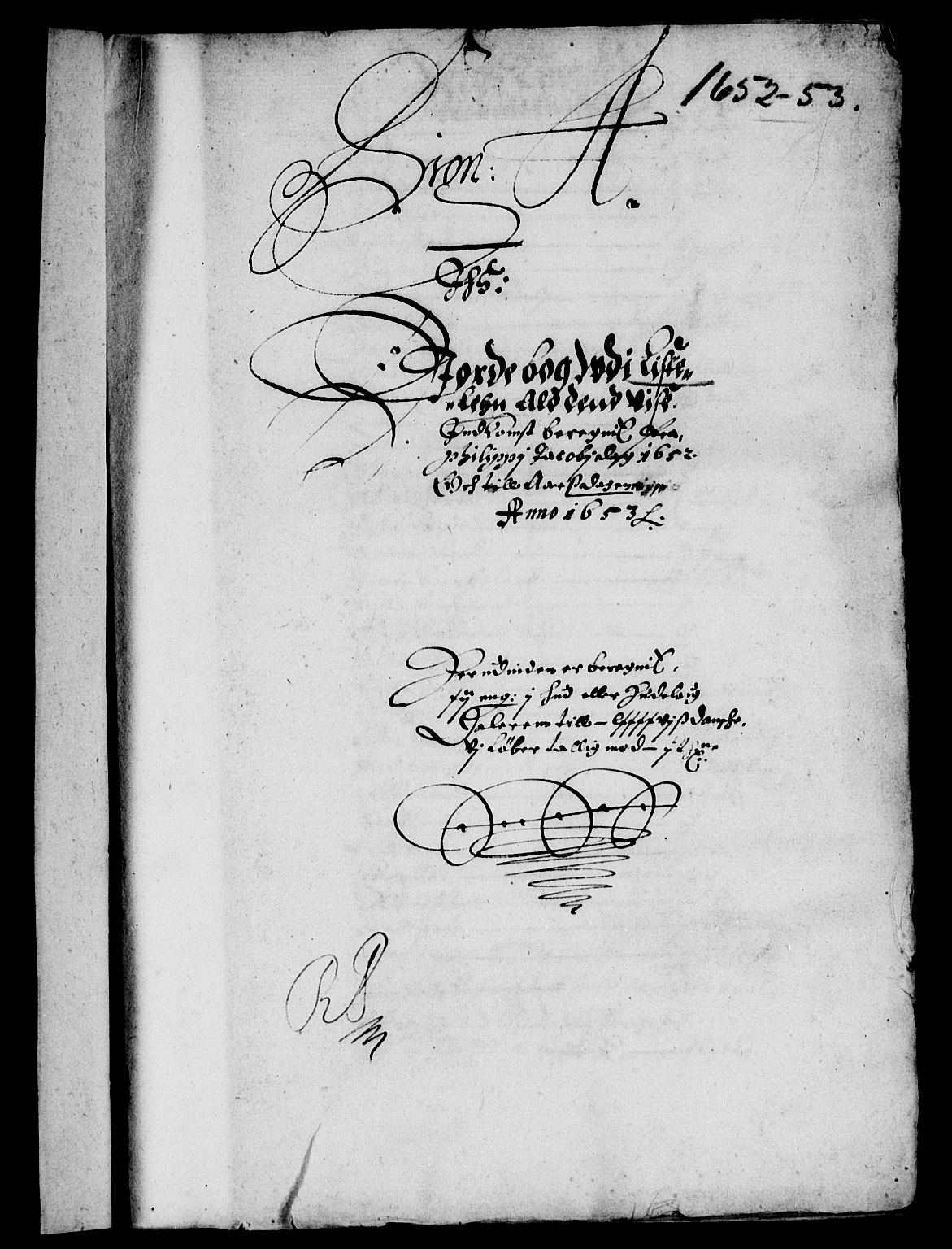 Rentekammeret inntil 1814, Reviderte regnskaper, Lensregnskaper, AV/RA-EA-5023/R/Rb/Rbr/L0019: Lista len, 1650-1653