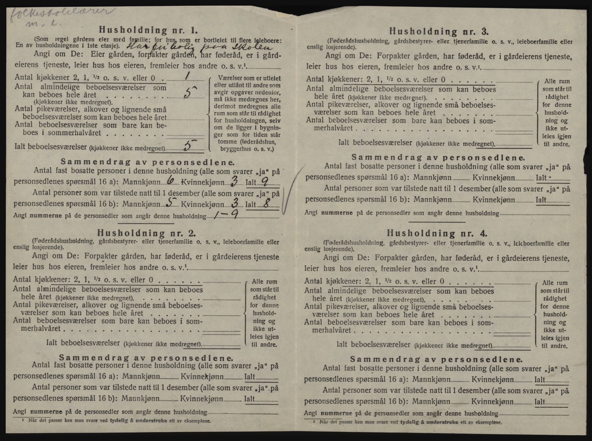 SAT, 1920 census for Børsa, 1920, p. 556