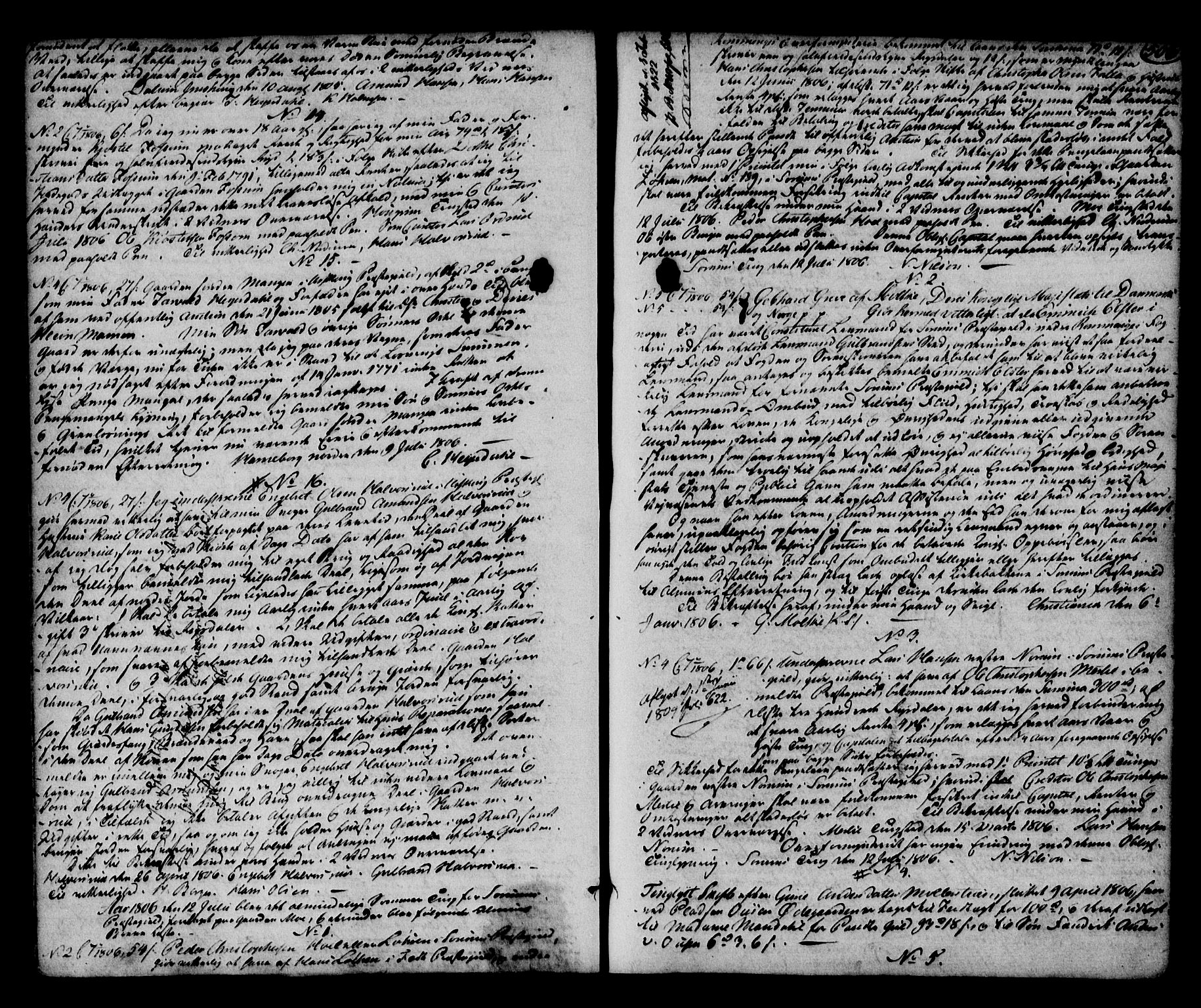 Nedre Romerike sorenskriveri, AV/SAO-A-10469/G/Gb/Gba/L0010: Mortgage book no. 9b, 1805-1813, p. 506