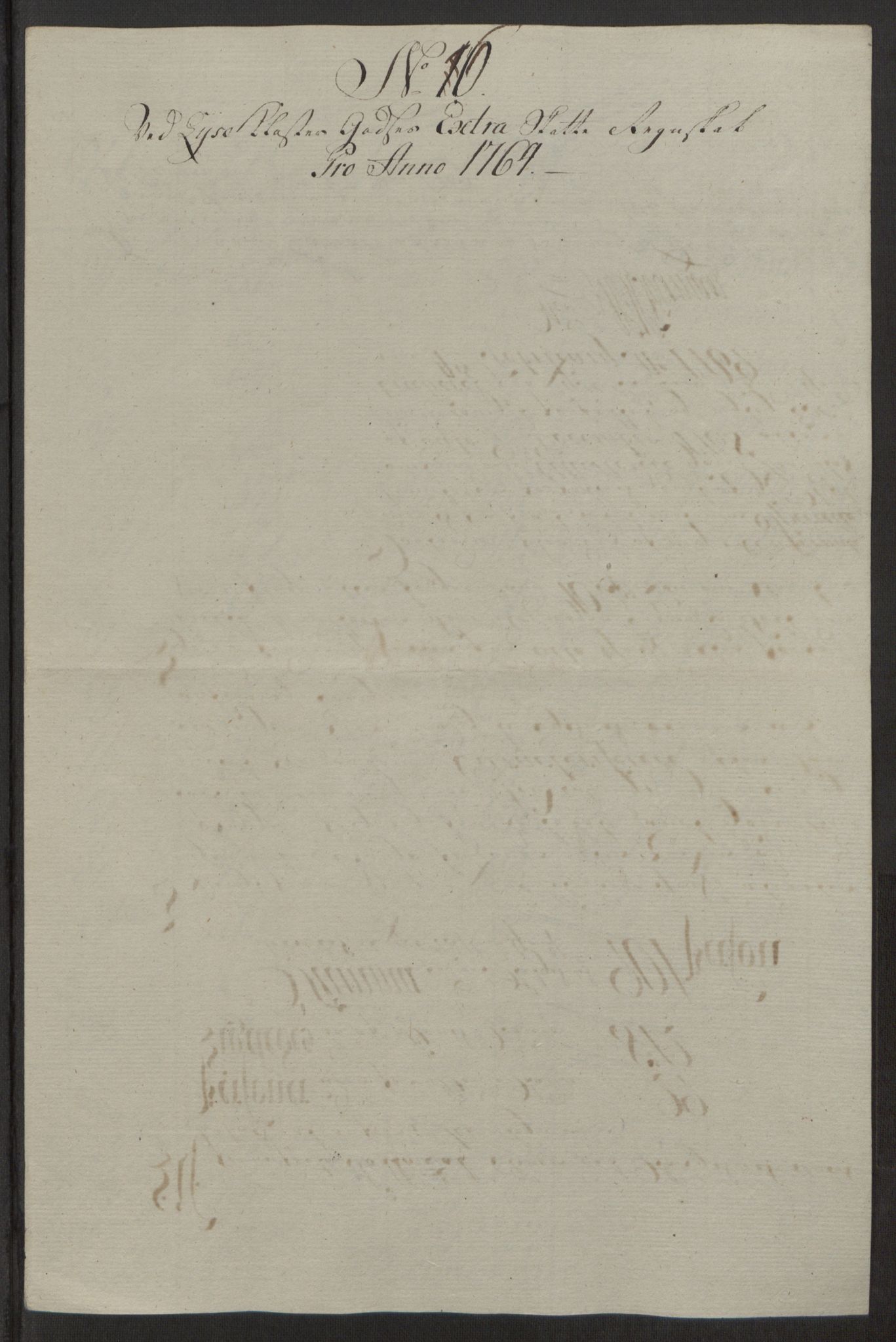 Rentekammeret inntil 1814, Reviderte regnskaper, Fogderegnskap, RA/EA-4092/R50/L3180: Ekstraskatten Lyse kloster, 1762-1783, p. 110