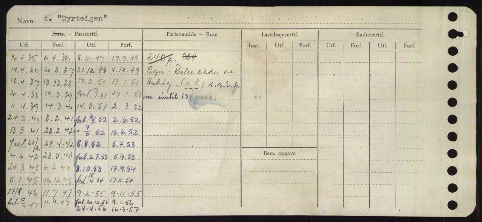 Sjøfartsdirektoratet med forløpere, Skipsmålingen, AV/RA-S-1627/H/Hb/L0001: Fartøy, A-D, p. 524