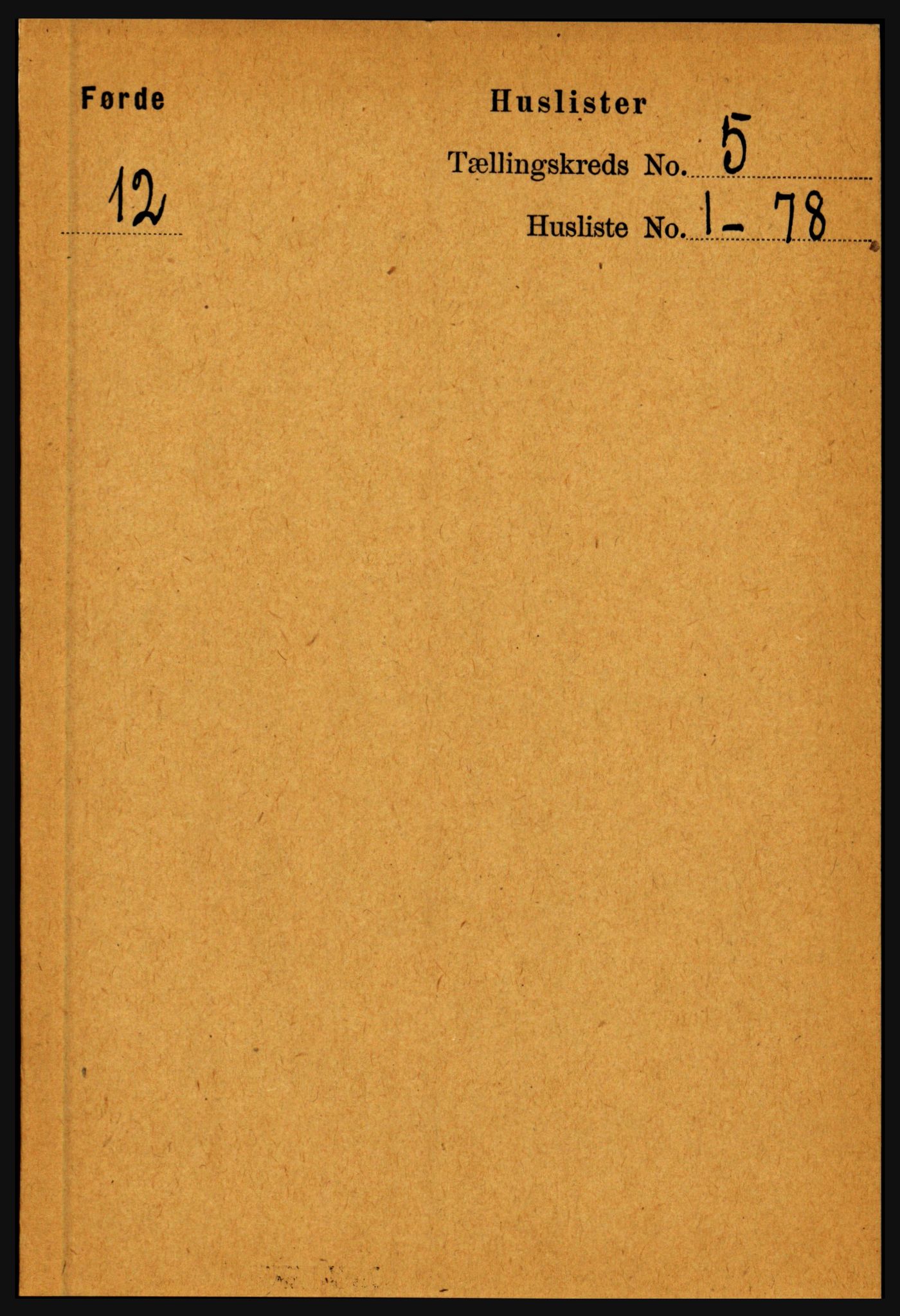 RA, 1891 census for 1432 Førde, 1891, p. 1353