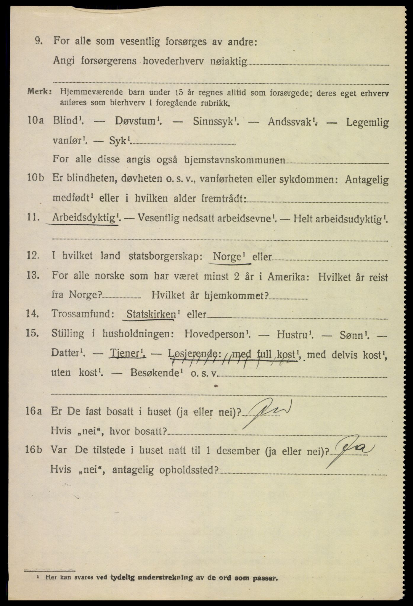 SAH, 1920 census for Østre Gausdal, 1920, p. 4921