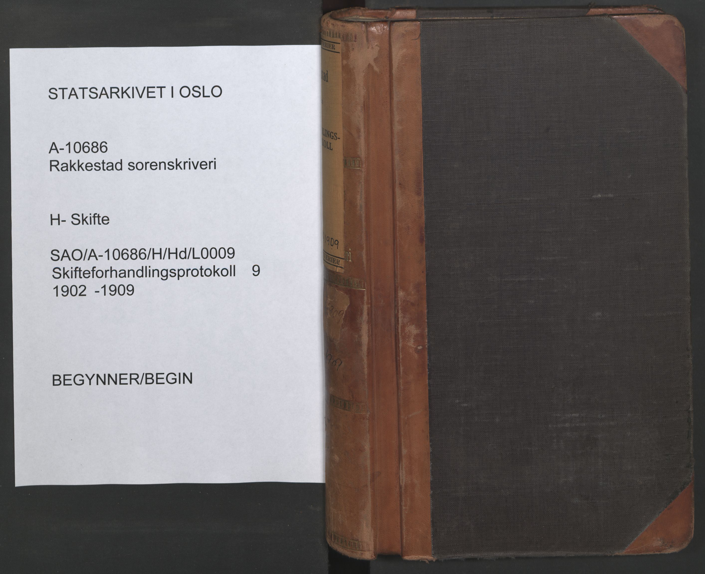 Rakkestad sorenskriveri, AV/SAO-A-10686/H/Hd/L0009: Skifteforhandlingsprotokoller, 1902-1909