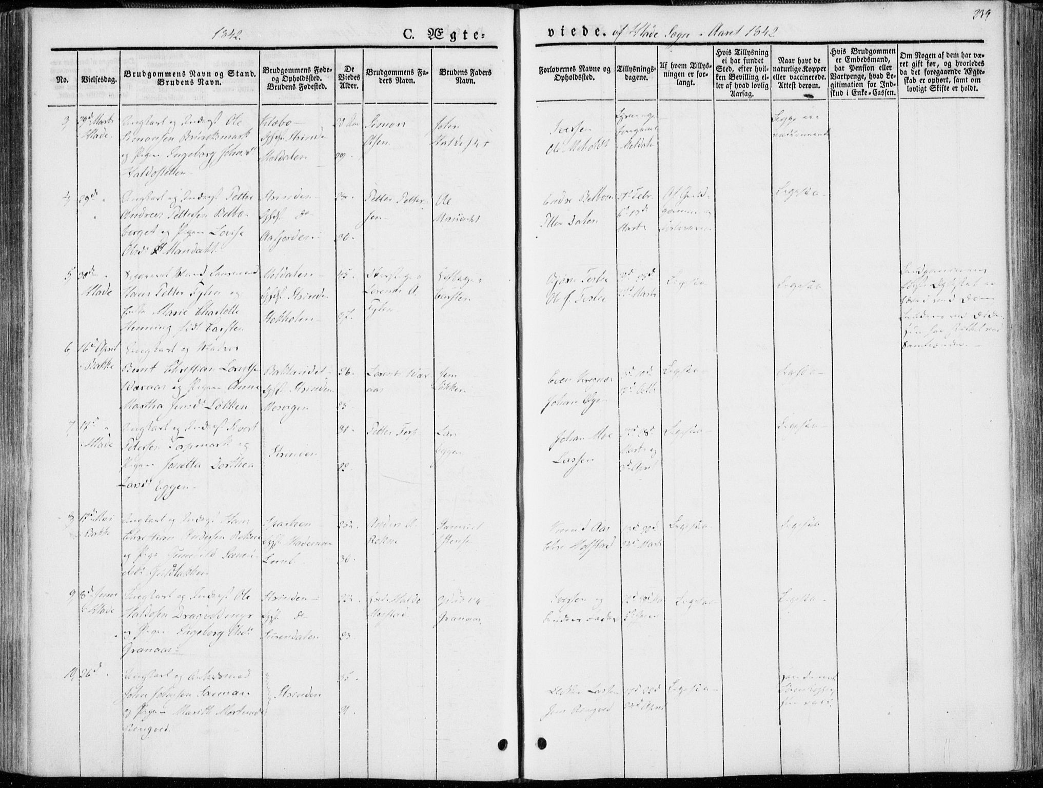 Ministerialprotokoller, klokkerbøker og fødselsregistre - Sør-Trøndelag, SAT/A-1456/606/L0290: Parish register (official) no. 606A05, 1841-1847, p. 239