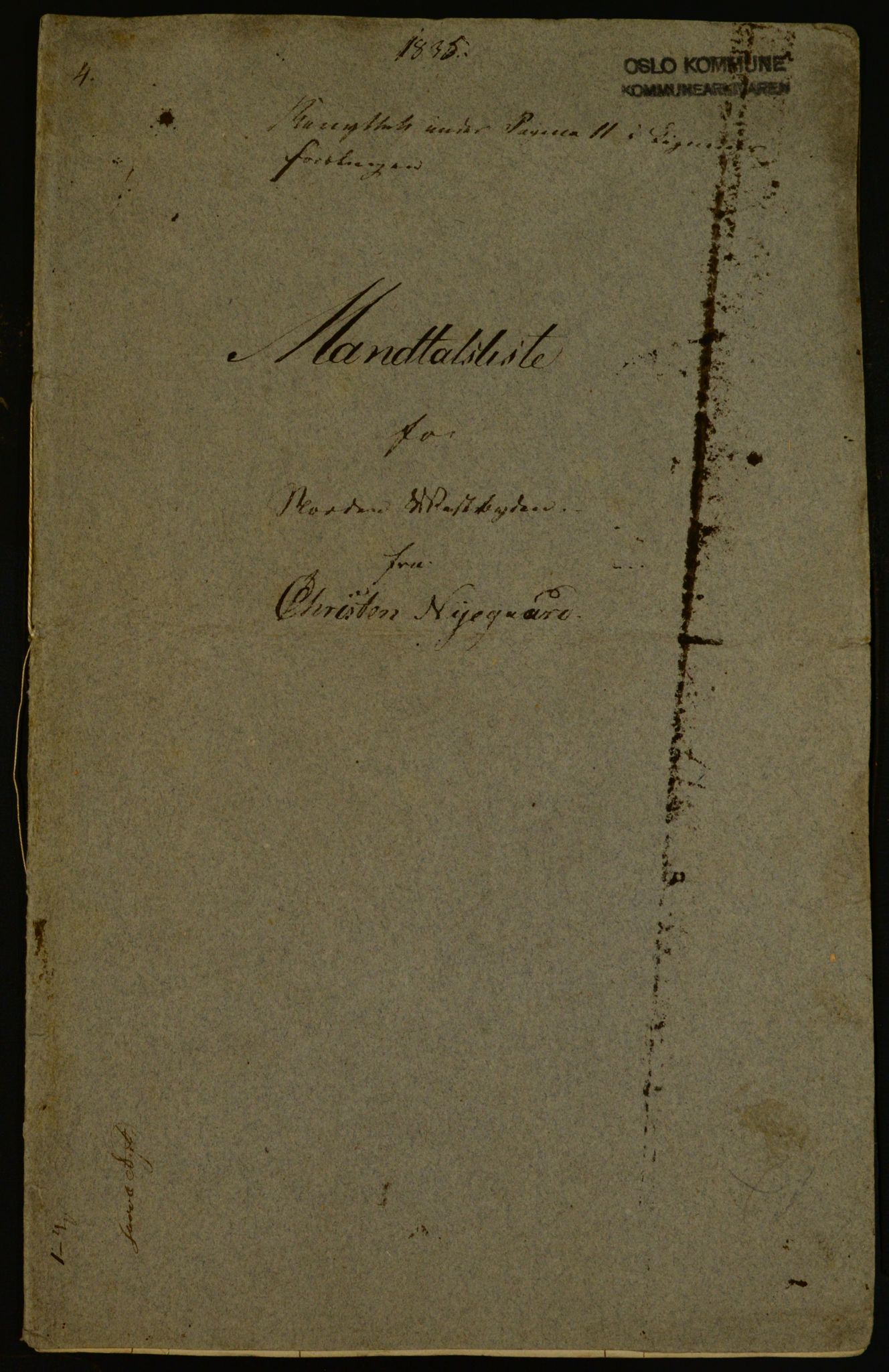 OBA, Census for Aker 1835, 1835