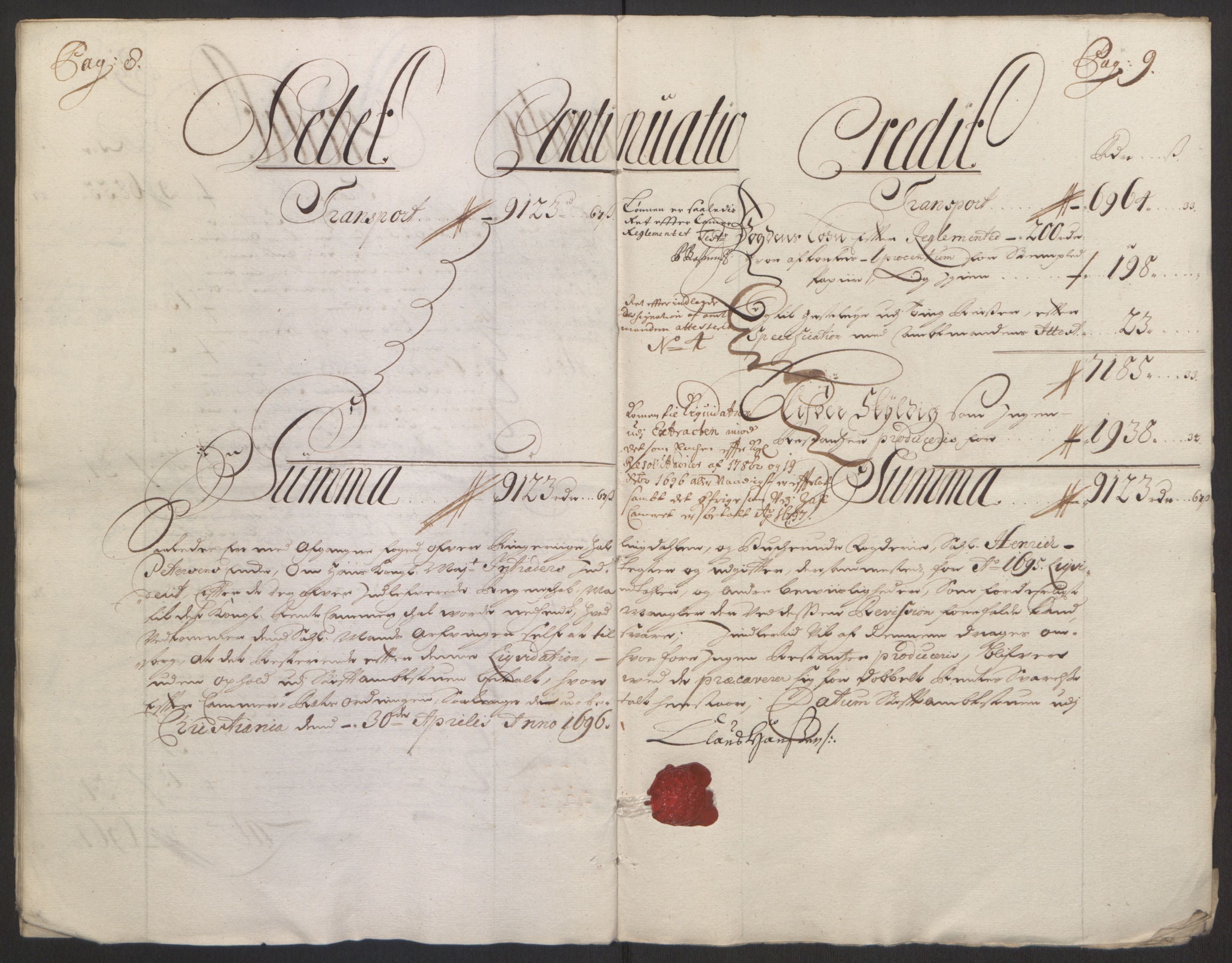 Rentekammeret inntil 1814, Reviderte regnskaper, Fogderegnskap, AV/RA-EA-4092/R22/L1452: Fogderegnskap Ringerike, Hallingdal og Buskerud, 1695, p. 9