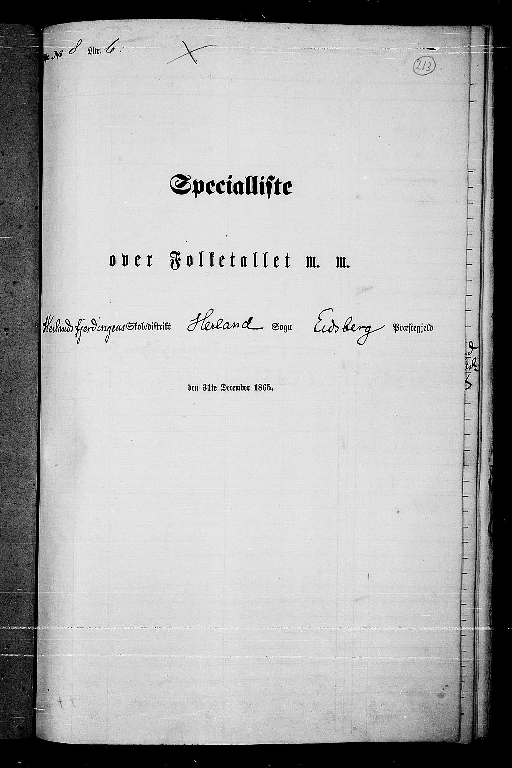 RA, 1865 census for Eidsberg, 1865, p. 192