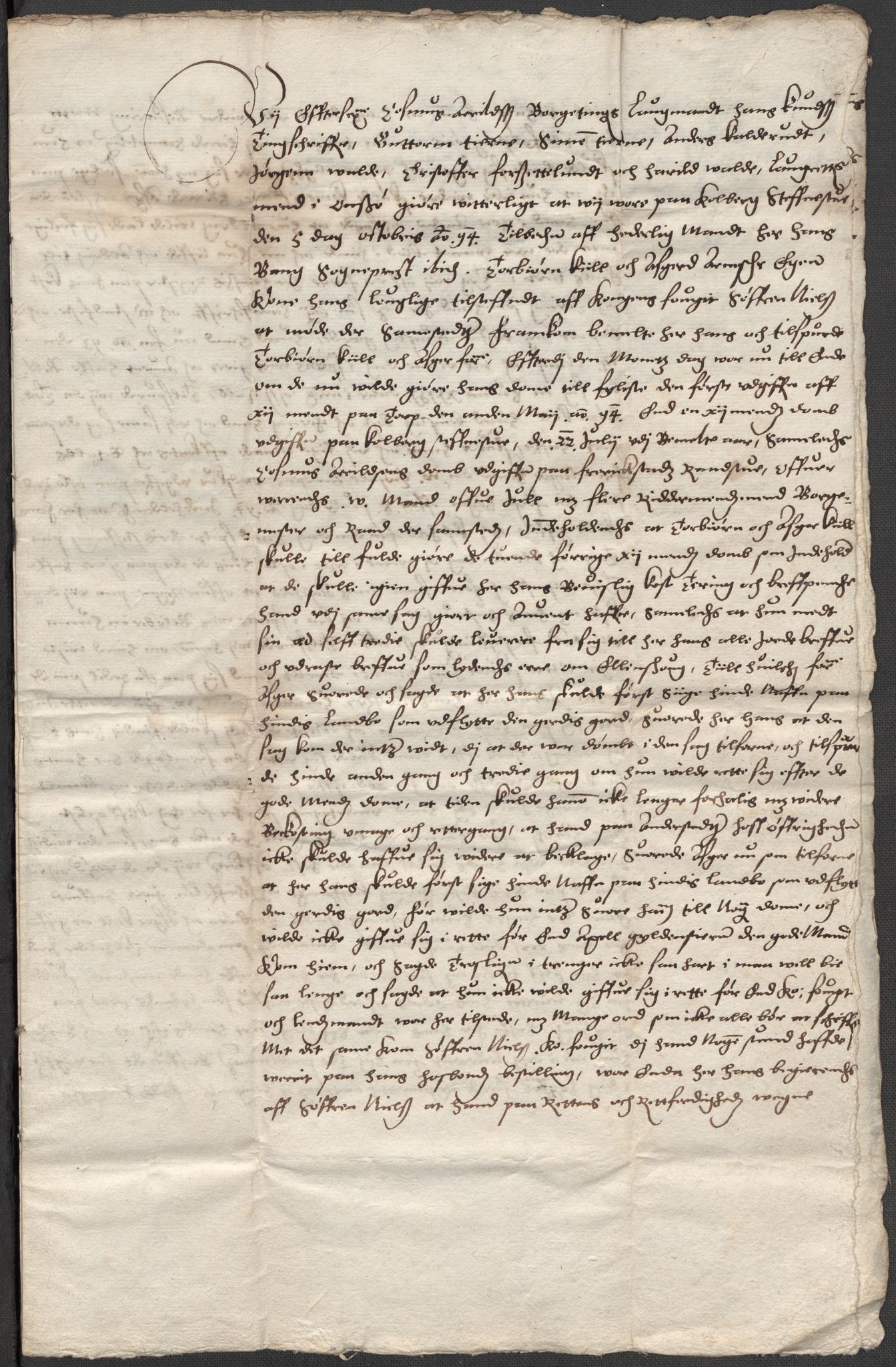 Riksarkivets diplomsamling, RA/EA-5965/F15/L0003: Prestearkiv - Østfold, 1594-1700, p. 87