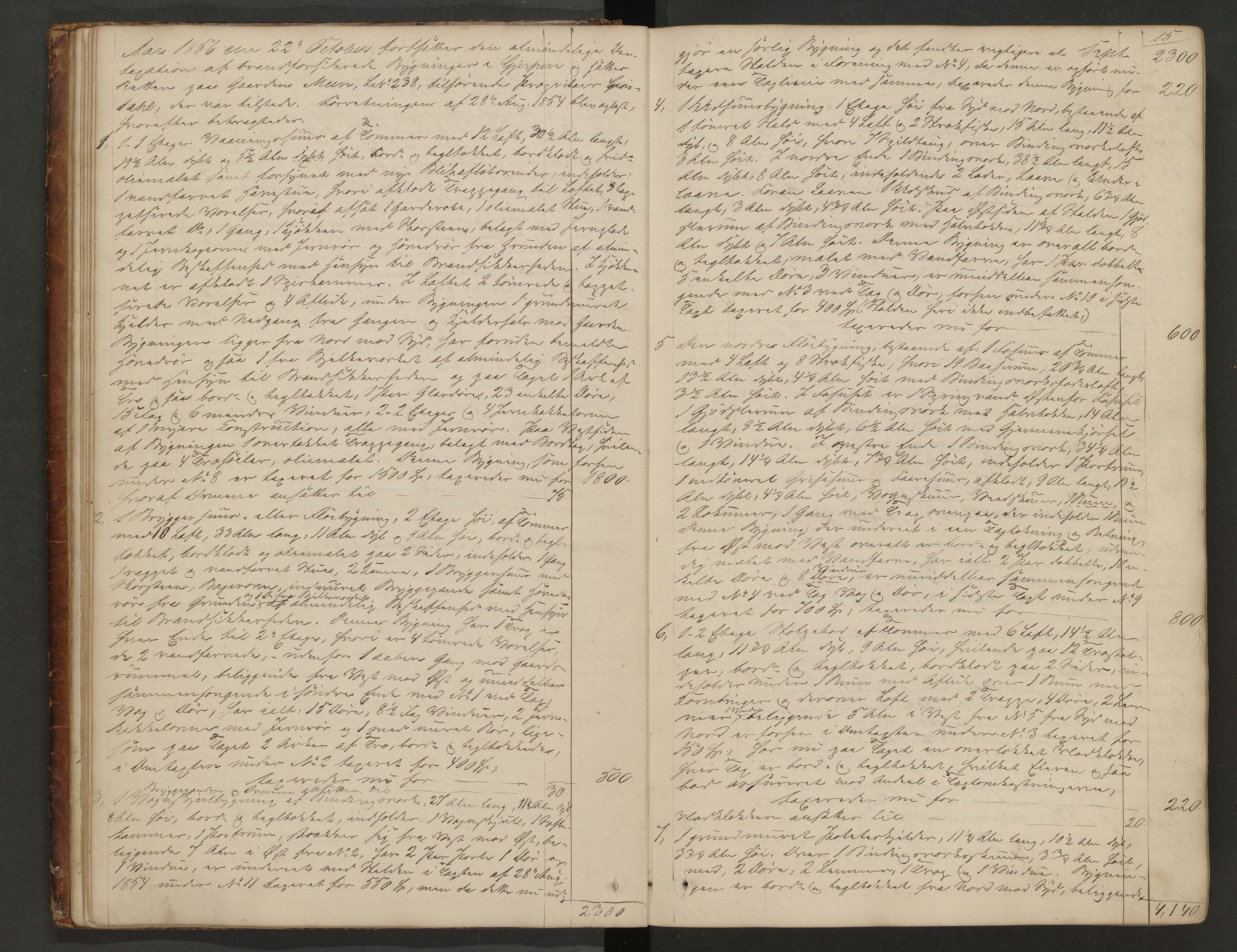 Gjerpen og Siljan lensmannskontor, AV/SAKO-A-555/Y/Ye/Yea/L0002: Branntakstprotokoll, 1856-1873