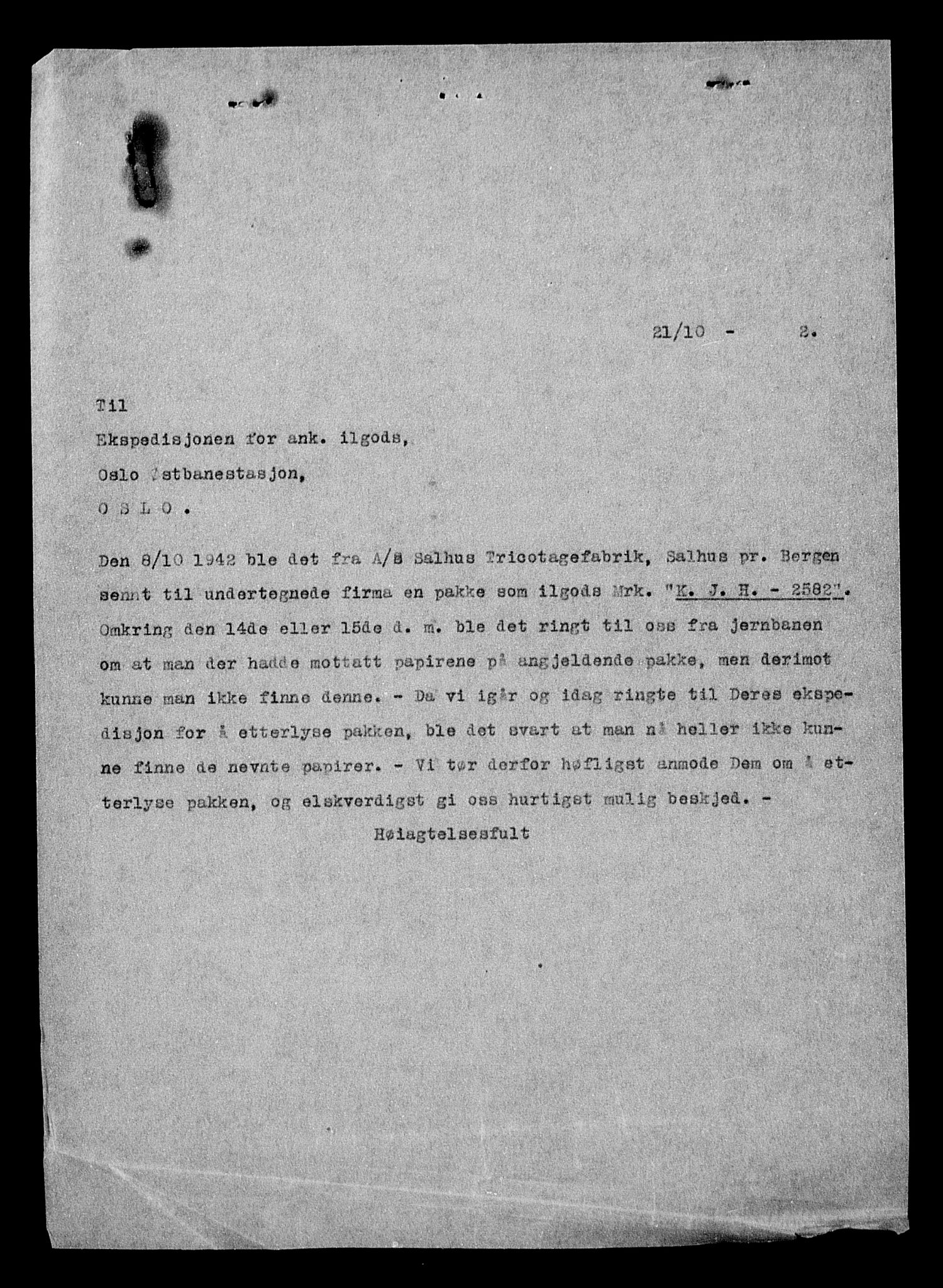 Justisdepartementet, Tilbakeføringskontoret for inndratte formuer, AV/RA-S-1564/H/Hc/Hcc/L0949: --, 1945-1947, p. 106