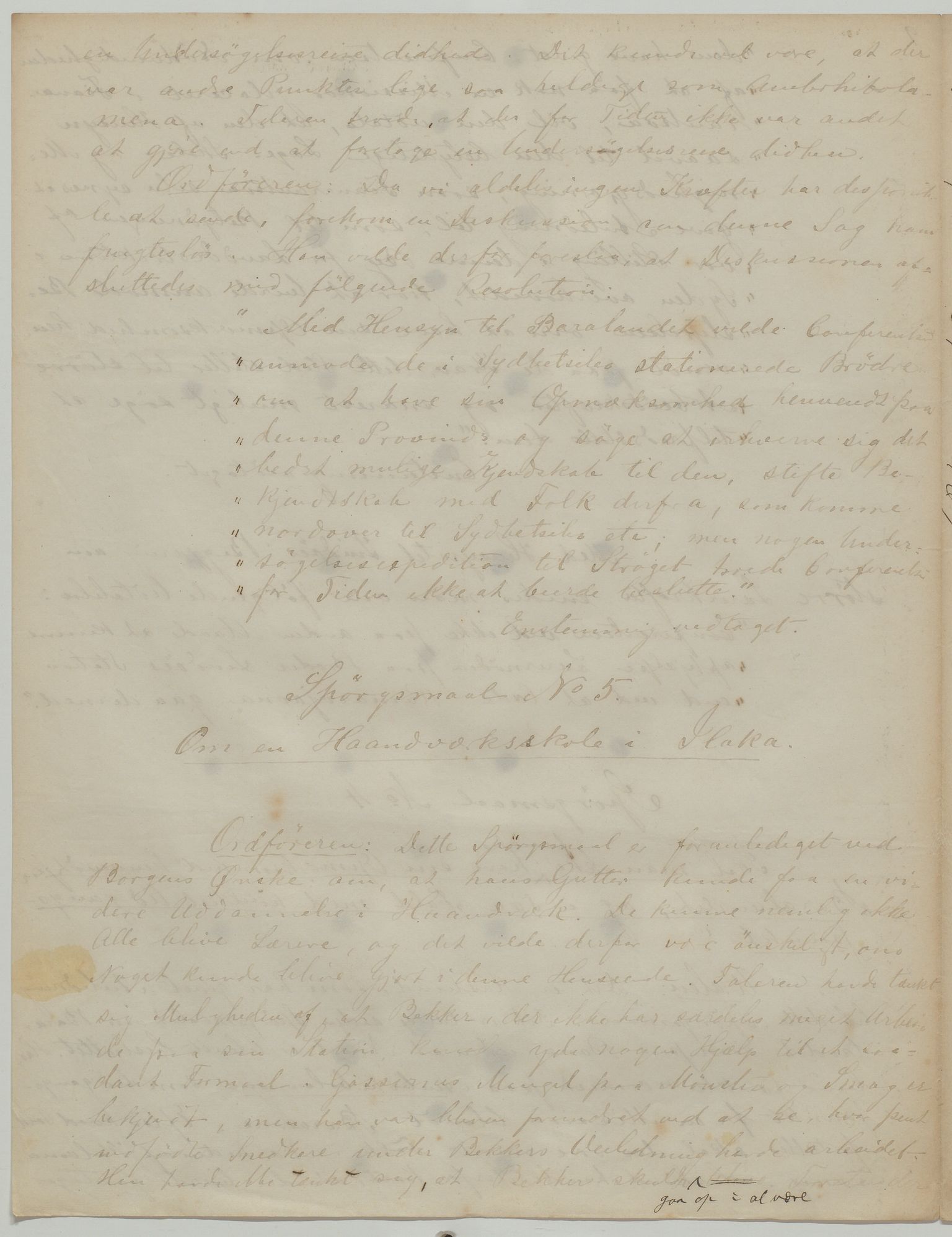 Det Norske Misjonsselskap - hovedadministrasjonen, VID/MA-A-1045/D/Da/Daa/L0035/0007: Konferansereferat og årsberetninger / Konferansereferat fra Madagaskar Innland., 1879