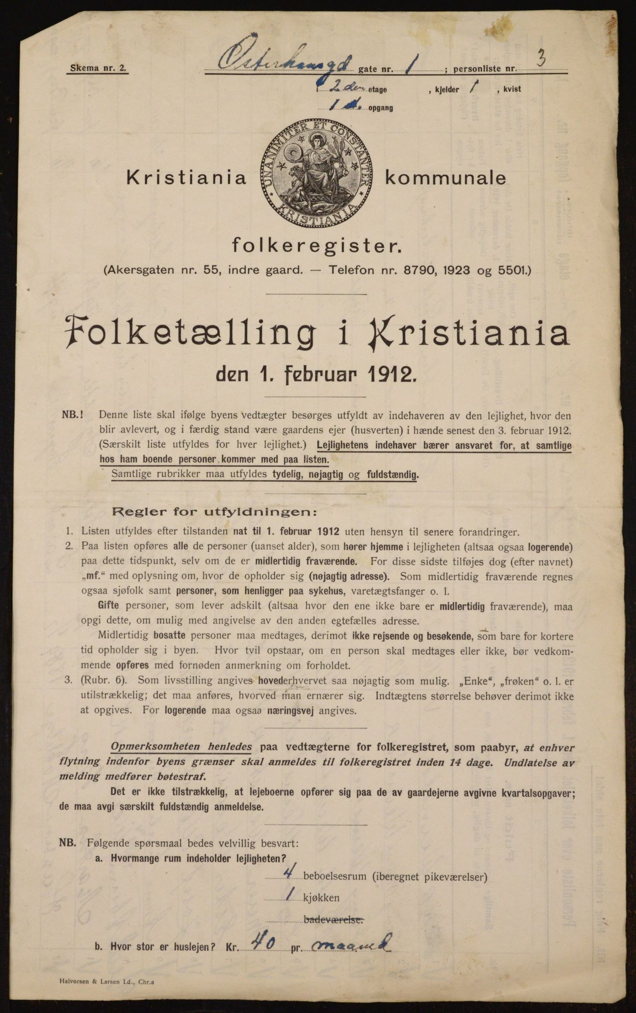 OBA, Municipal Census 1912 for Kristiania, 1912, p. 77979