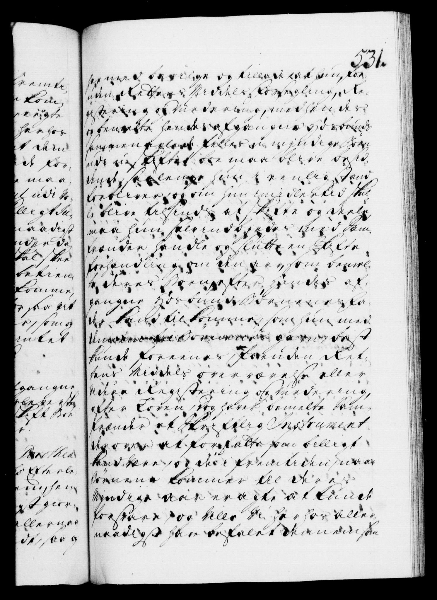 Danske Kanselli 1572-1799, AV/RA-EA-3023/F/Fc/Fca/Fcaa/L0025: Norske registre, 1726-1728, p. 531a