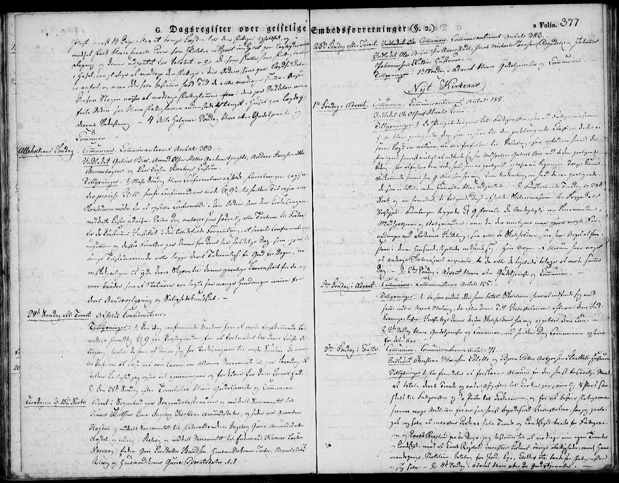 Sokndal sokneprestkontor, SAST/A-101808: Parish register (official) no. A 7.2, 1826-1842, p. 377